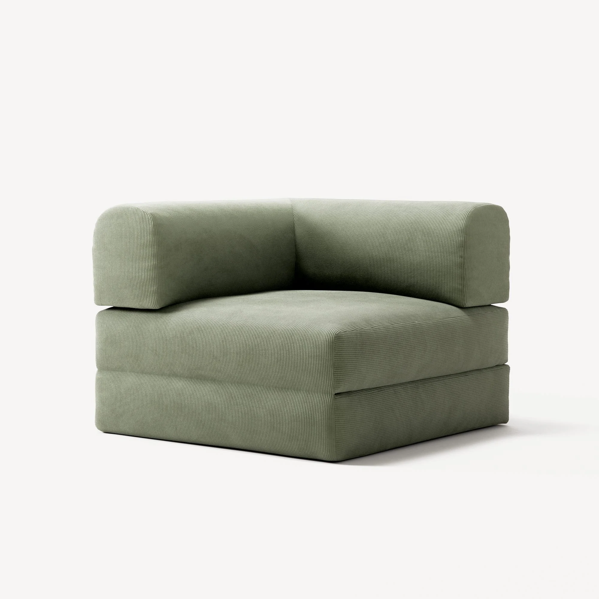 LUNA - Corner - Corduroy Moss Green - Image 3