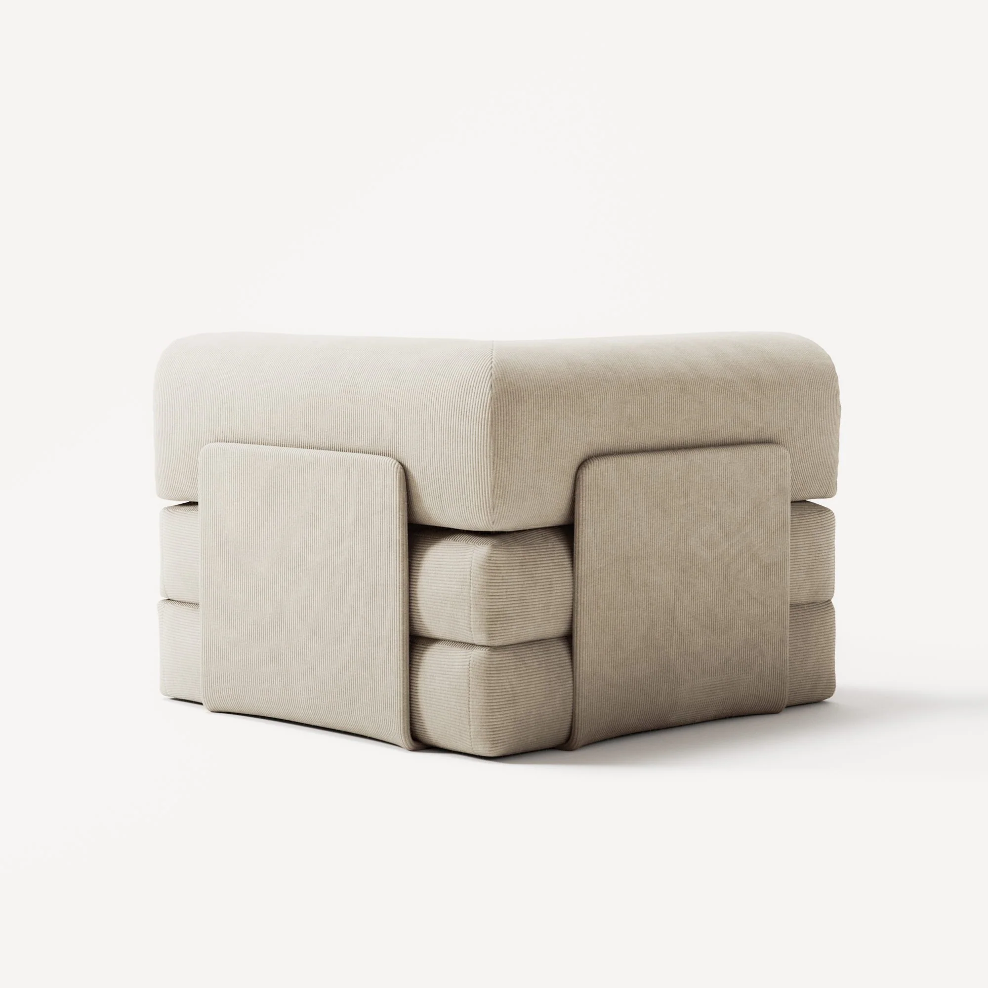 LUNA - Corner - Corduroy Off-White - Image 5