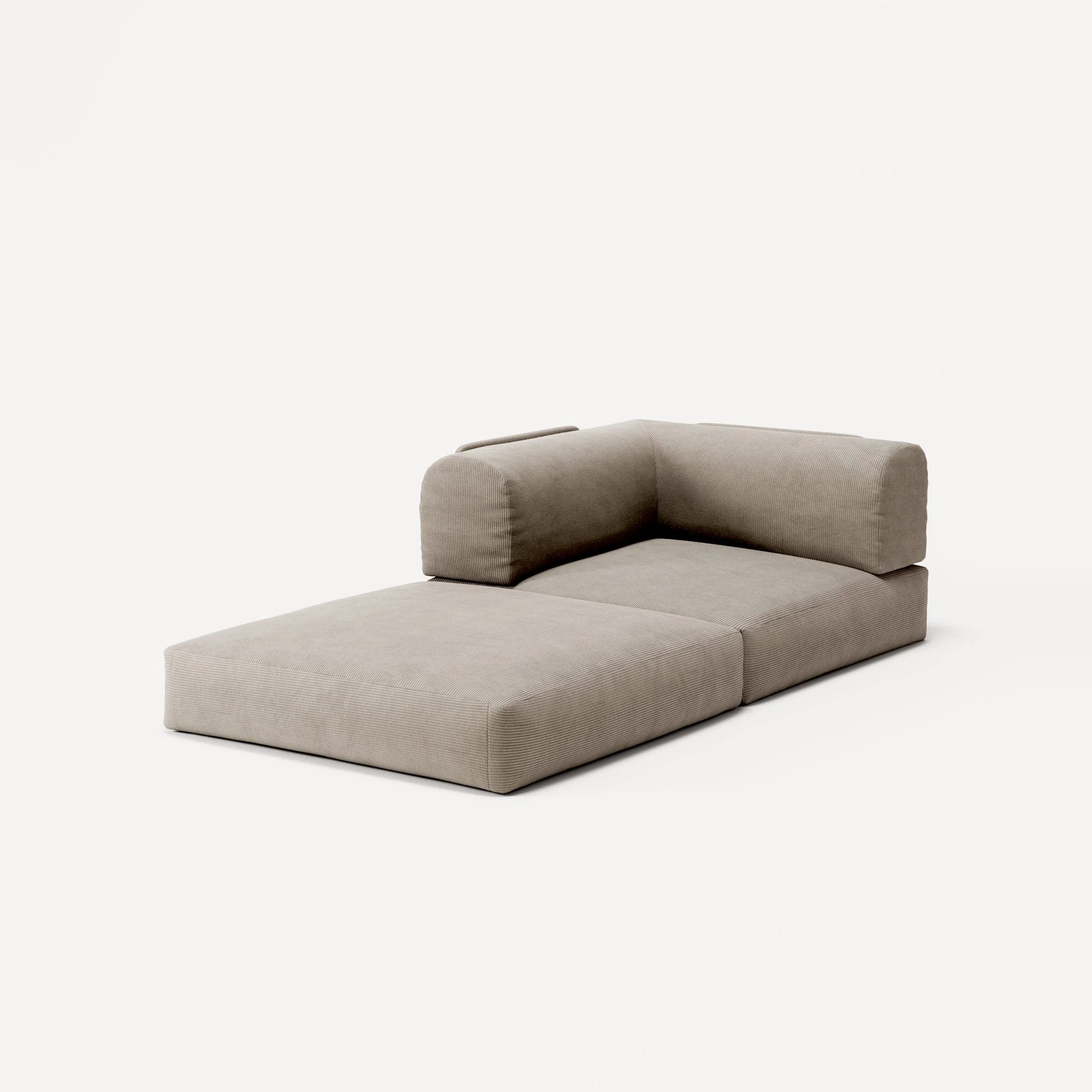 LUNA - Corner - Corduroy Pale Beige - Image 2