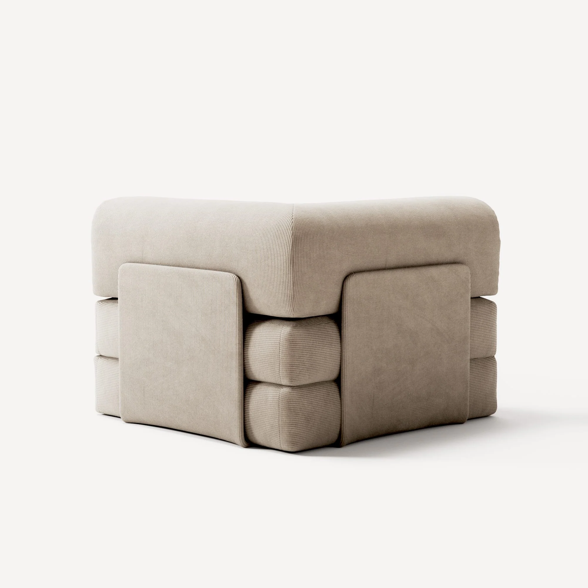 LUNA - Corner - Corduroy Pale Beige - Image 5