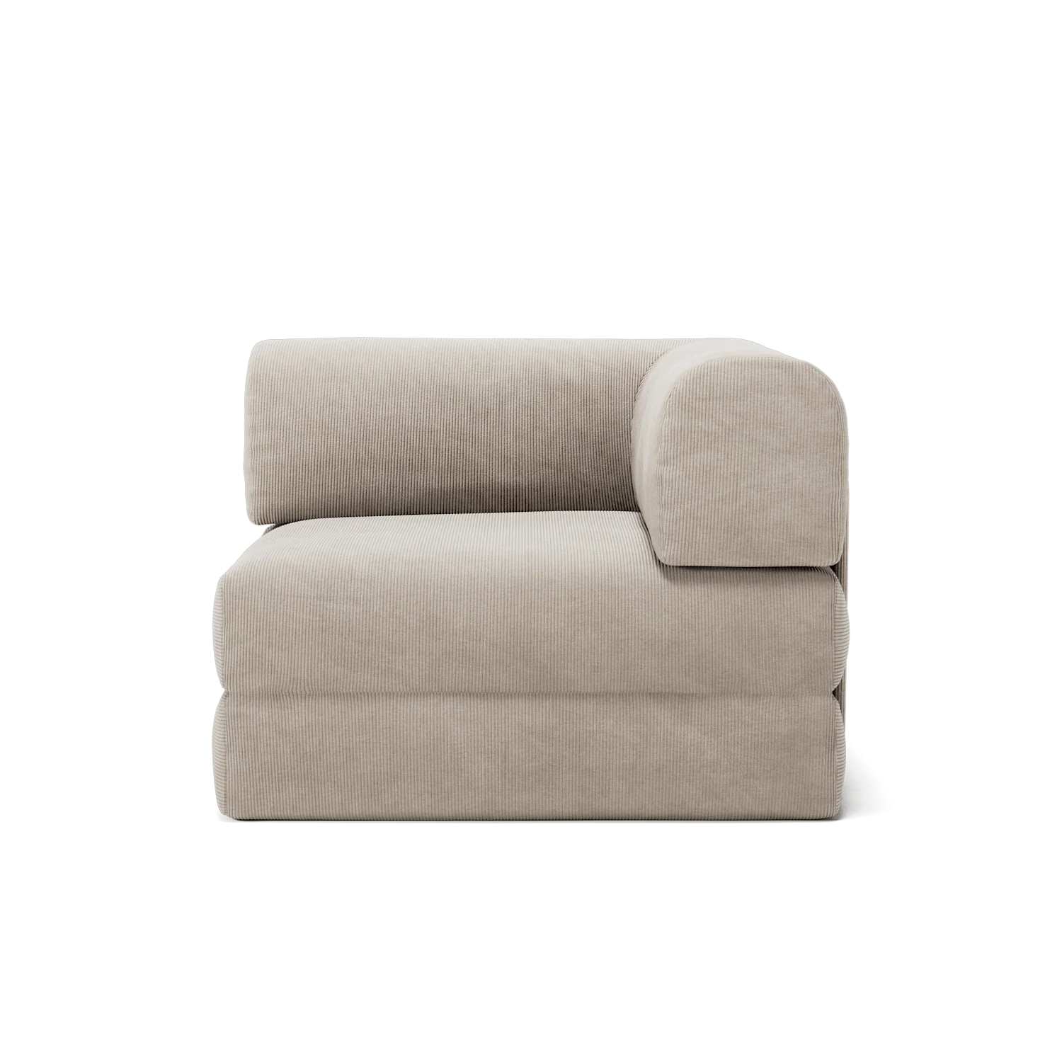 LUNA - Corner - Corduroy Pale Beige
