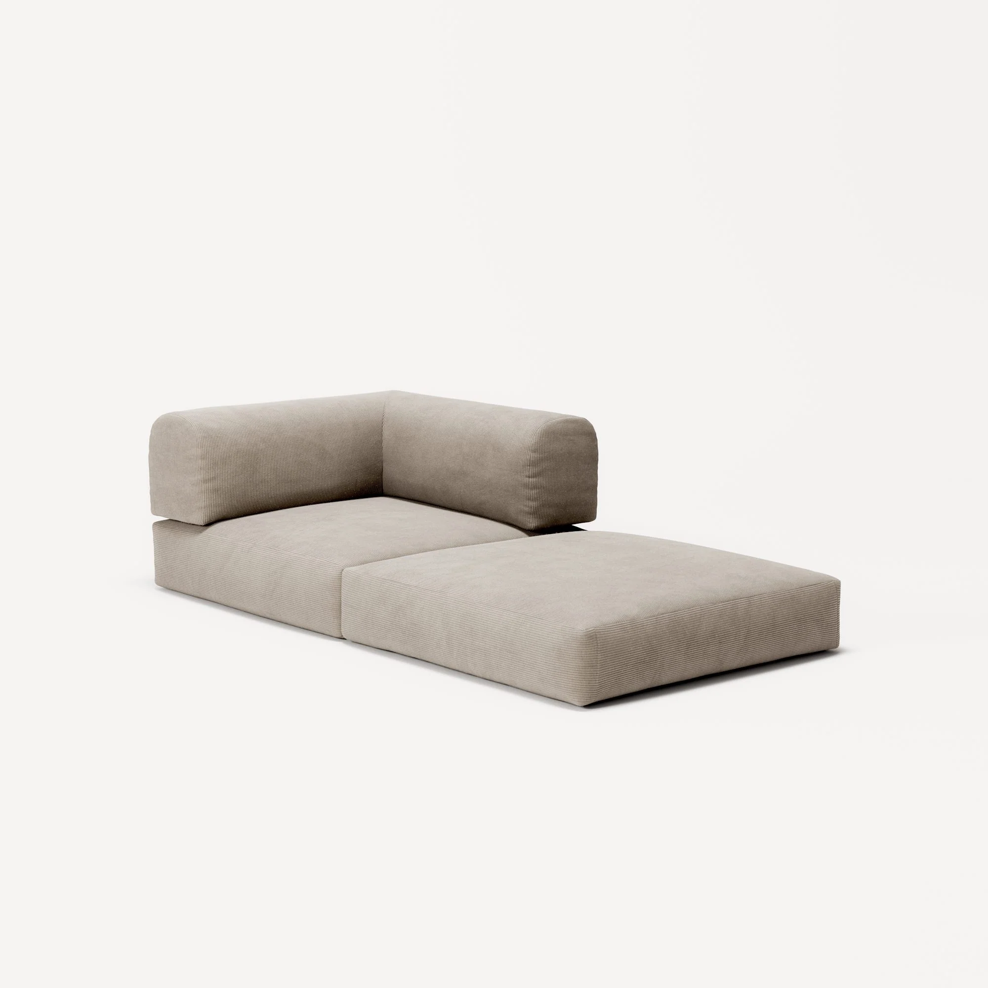 LUNA - Corner - Corduroy Pale Beige - Image 2
