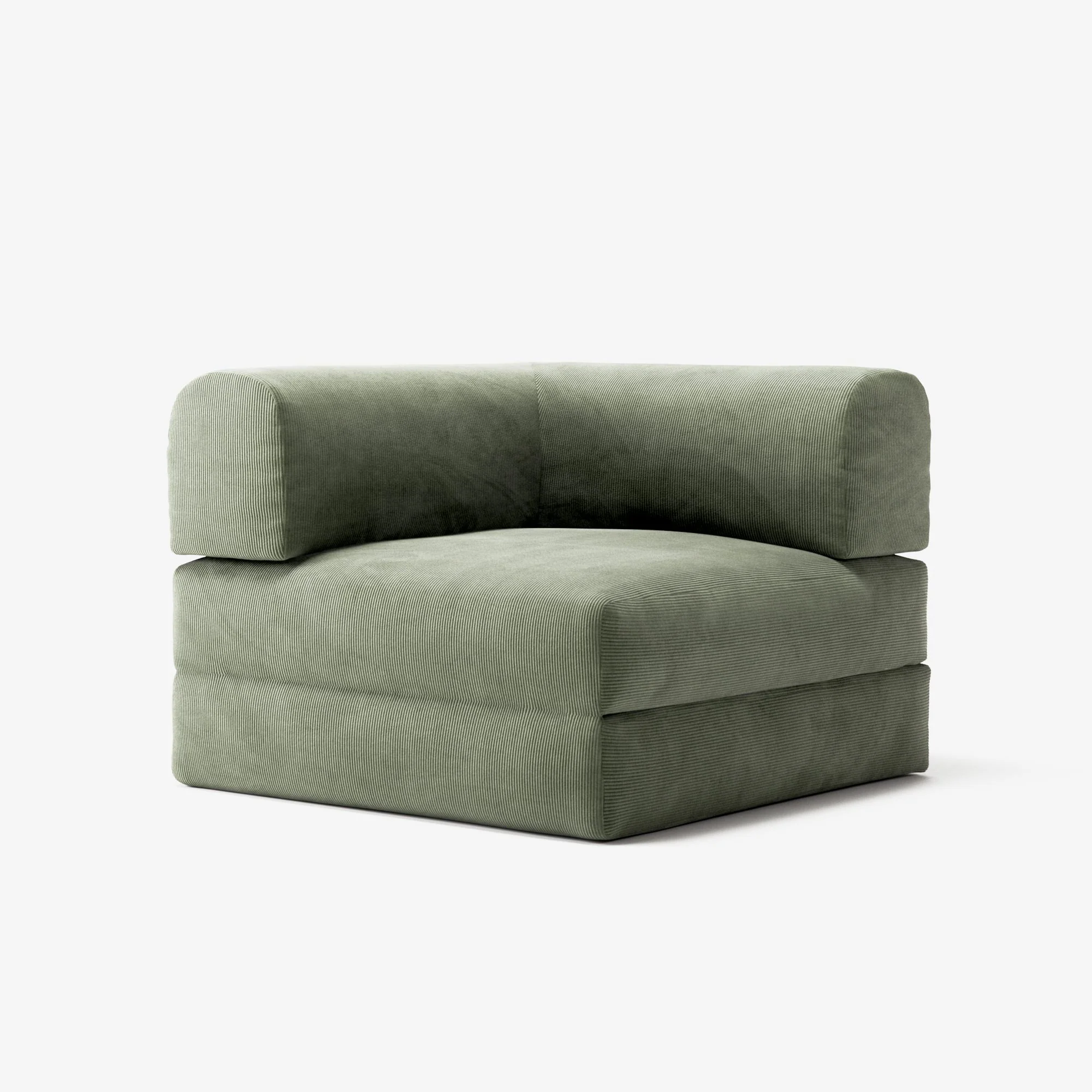 LUNA - Corner - Corduroy Moss Green - Image 3