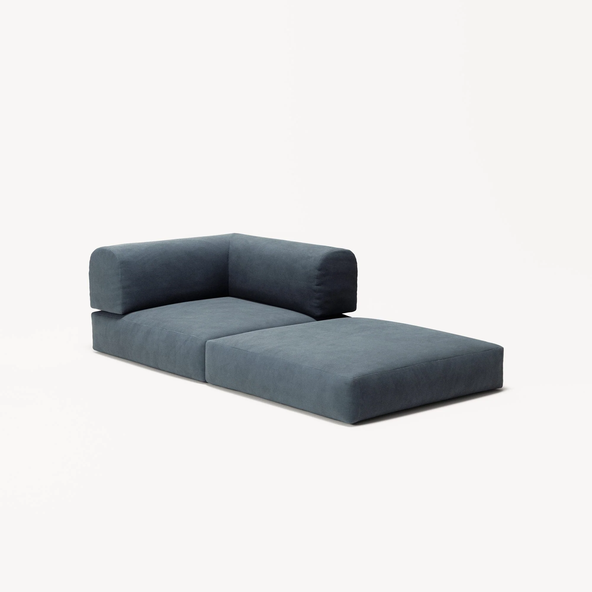 LUNA - Corner - Corduroy Dark Blue - Image 2