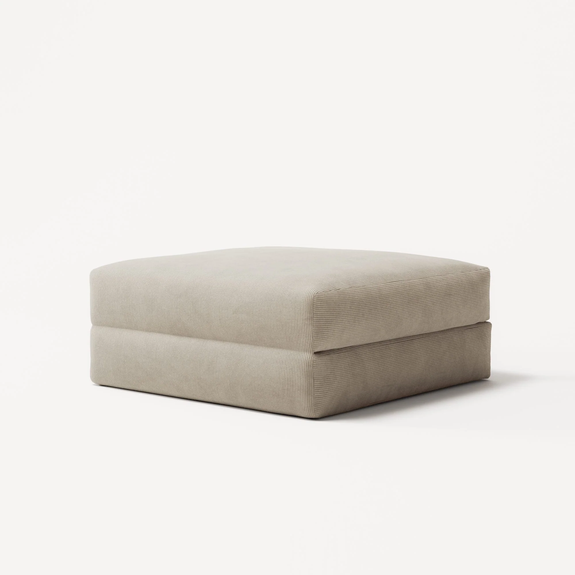 LUNA - Pouf - Corduroy Off-White - Image 2
