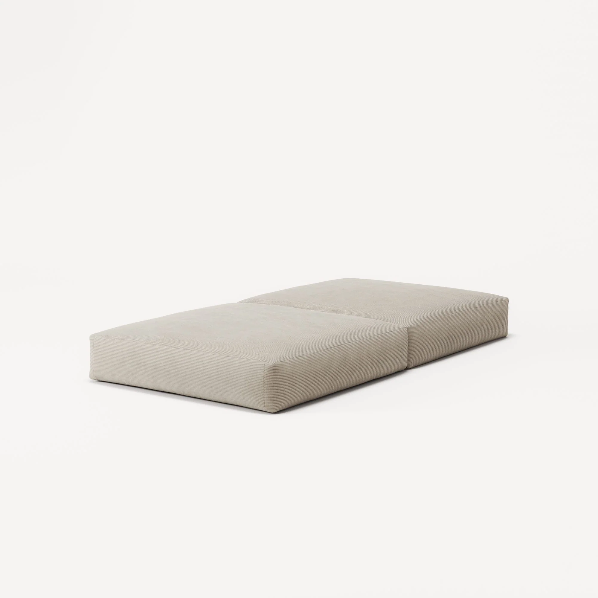 LUNA - Pouf - Corduroy Off-White - Image 4