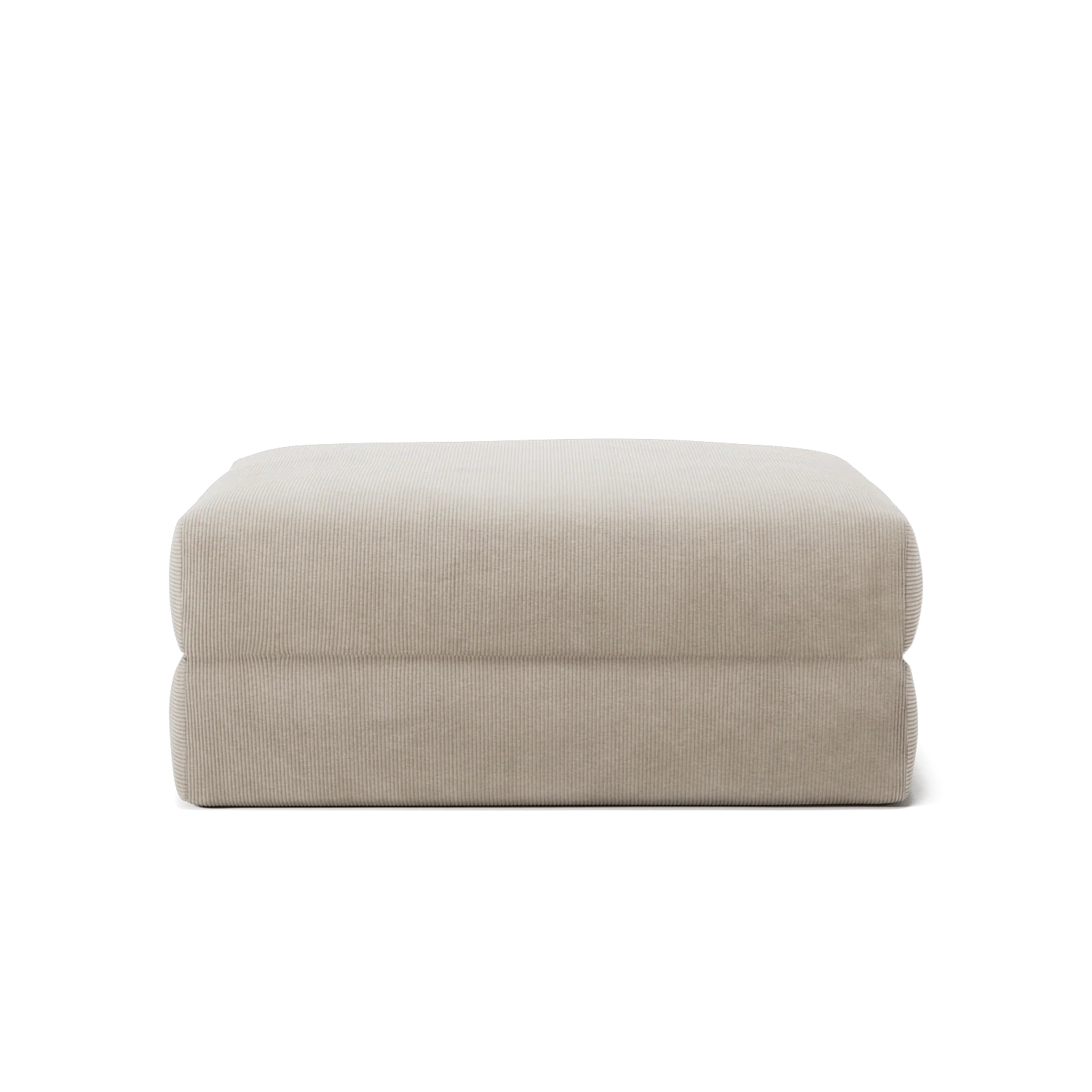 LUNA - Pouf - Corduroy Pale Beige