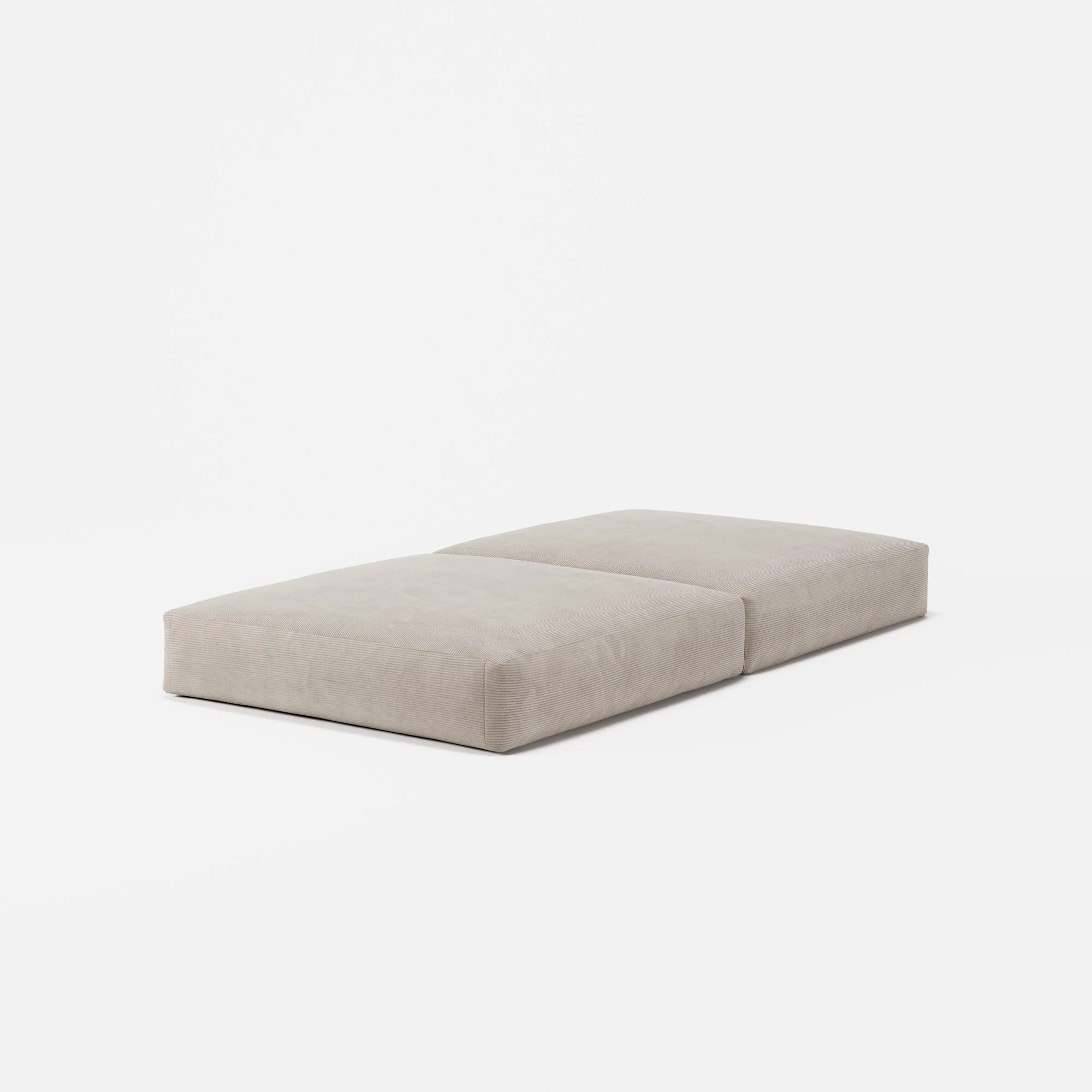 LUNA - Pouf - Corduroy Pale Beige - Image 4