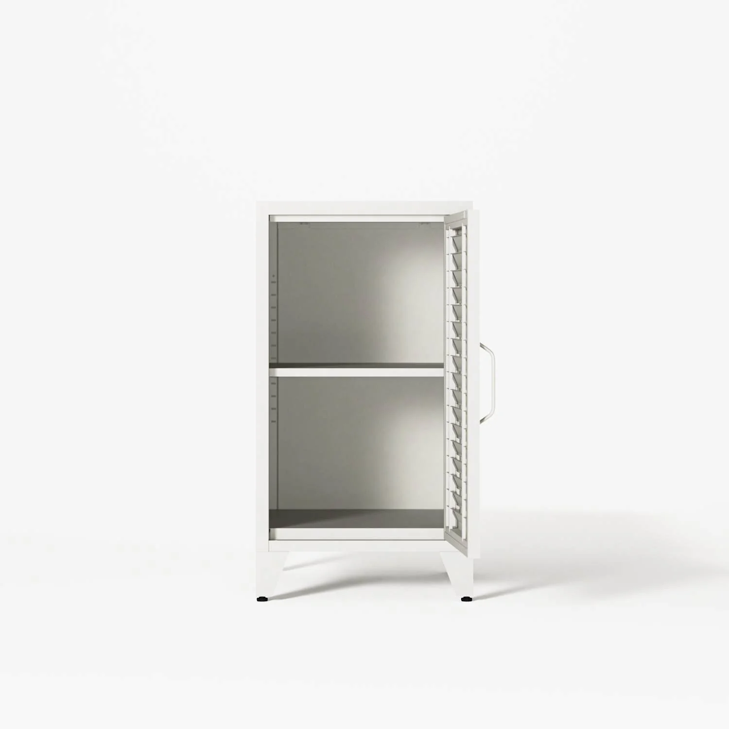Mandarin - Bedside Cabinet - Left - Chalk - Image 3