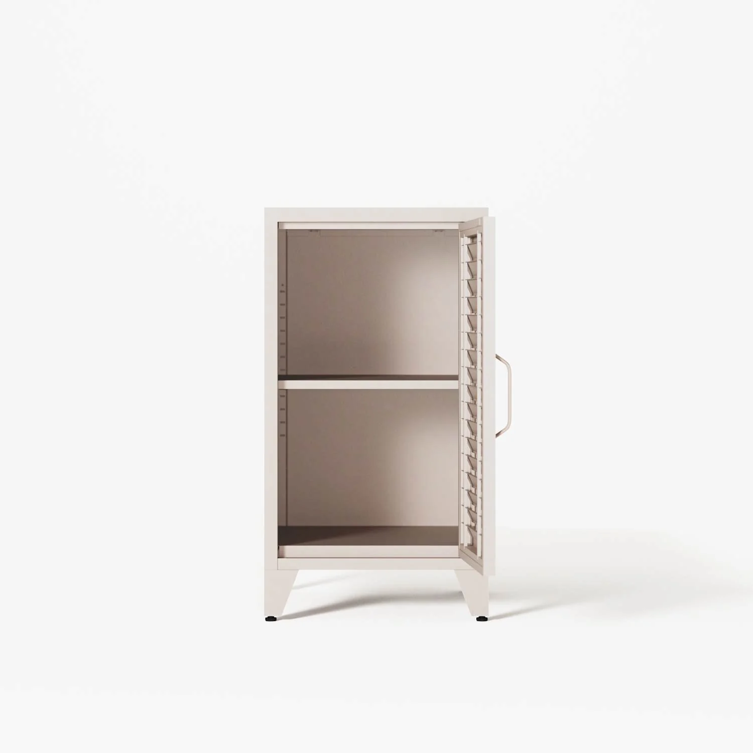 Mandarin - Bedside Cabinet - Left - Mushroom - Image 3