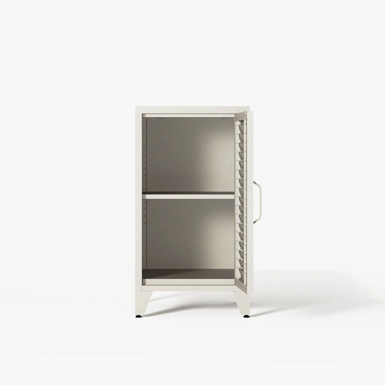 Mandarin - Bedside Cabinet - Left - Pebble - Image 3