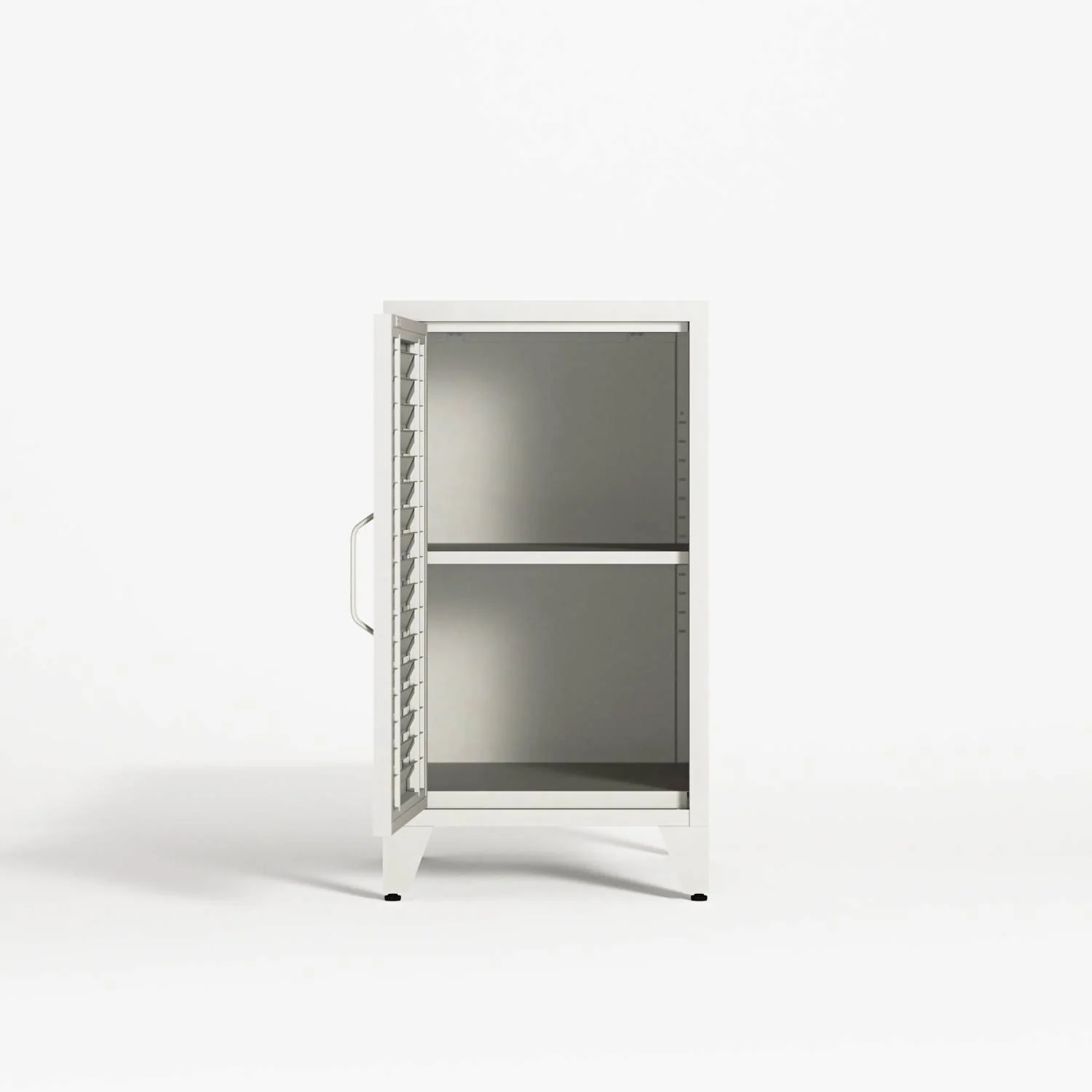 Mandarin - Bedside Cabinet - Right - Chalk - Image 3
