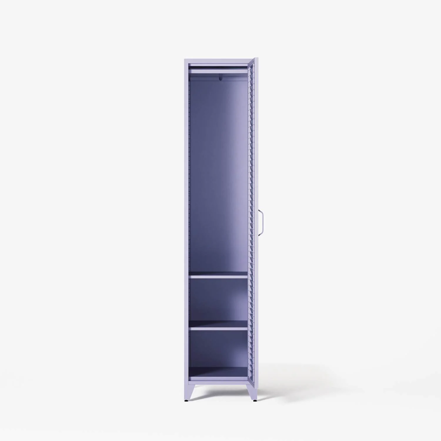 Mandarin - One Door Wardrobe - Left - Lilac - Image 4