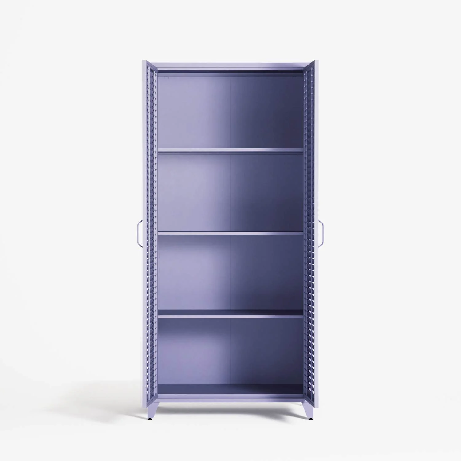 Mandarin - Two Door Tall Wardrobe - Lilac - Image 3
