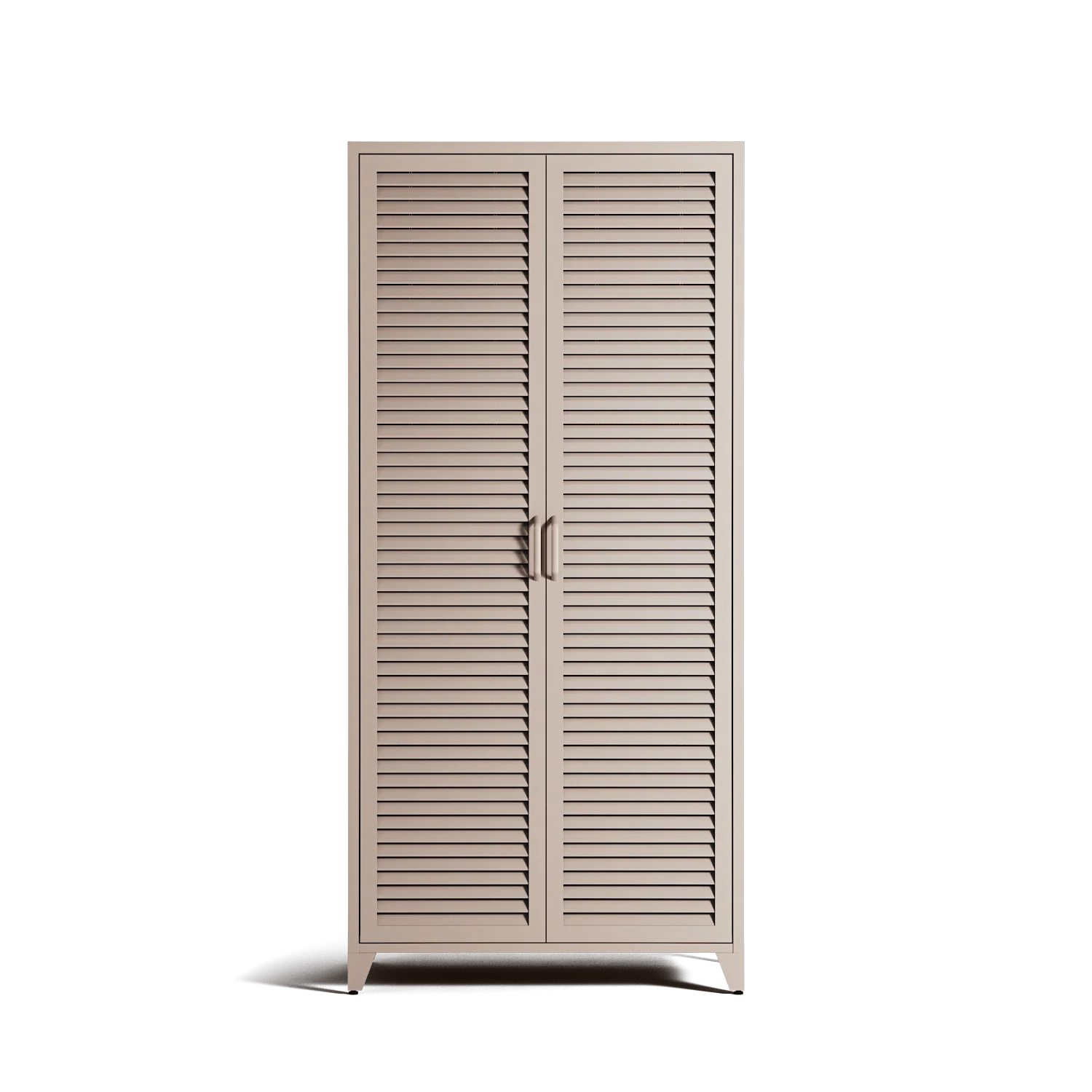 Mandarin - Two Door Tall Wardrobe - Mushroom