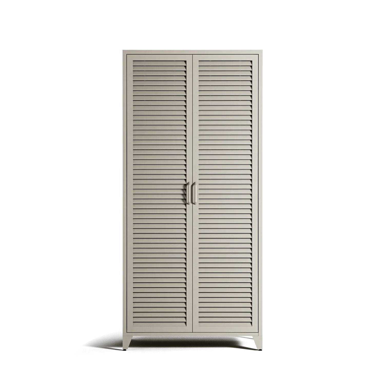 Mandarin - Two Door Tall Wardrobe - Pebble