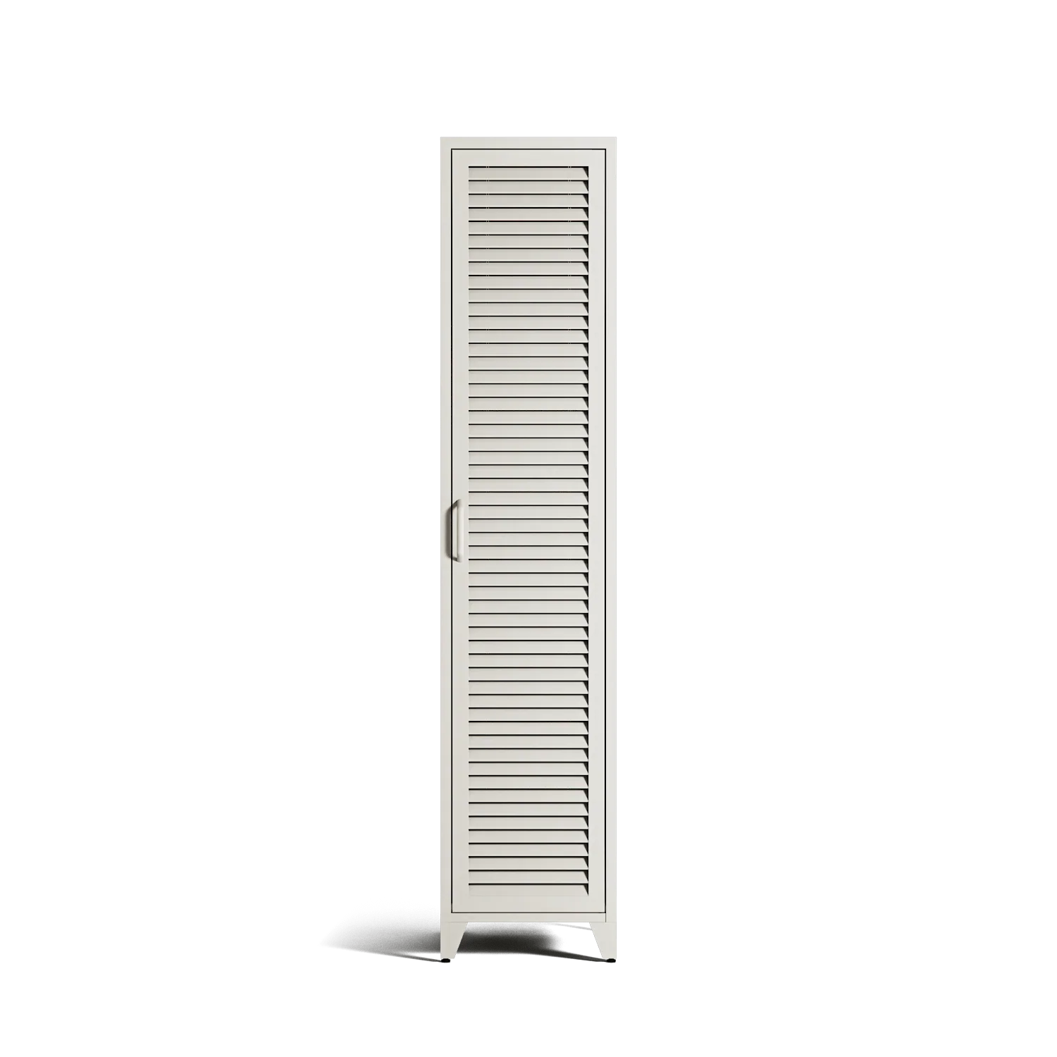 Mandarin - One Door Wardrobe - Left - Chalk