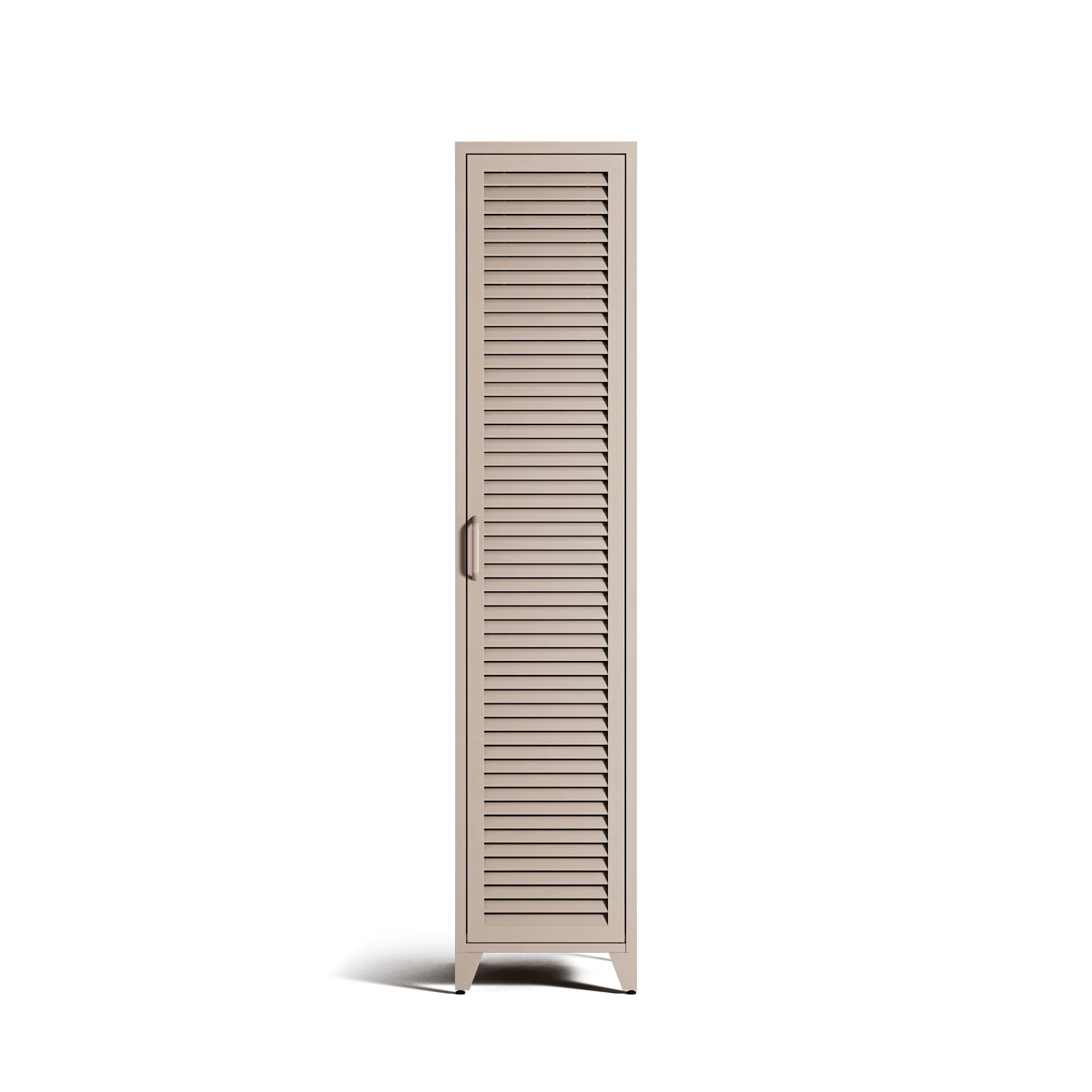 Mandarin - One Door Wardrobe - Left - Mushroom