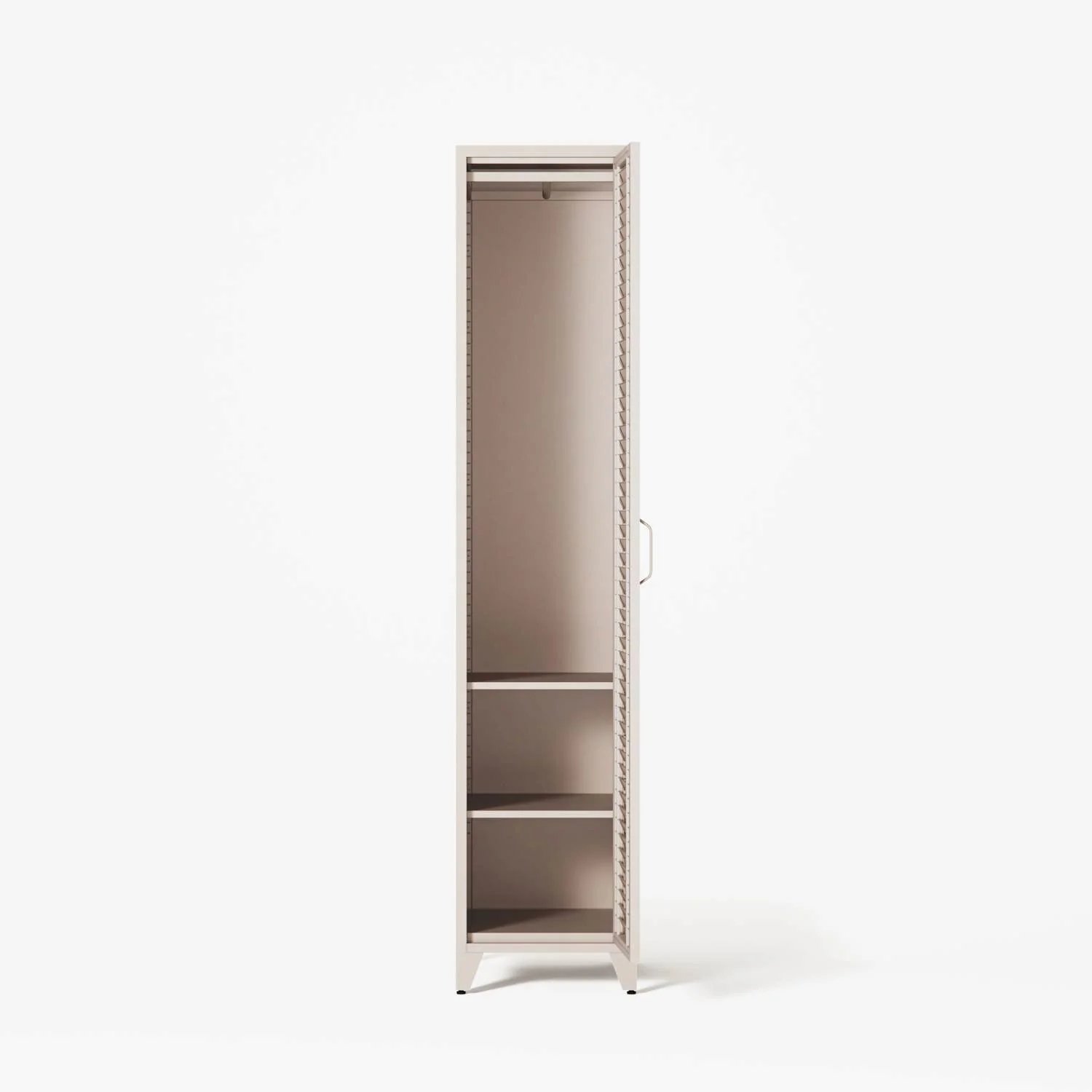 Mandarin - One Door Wardrobe - Left - Mushroom - Image 4