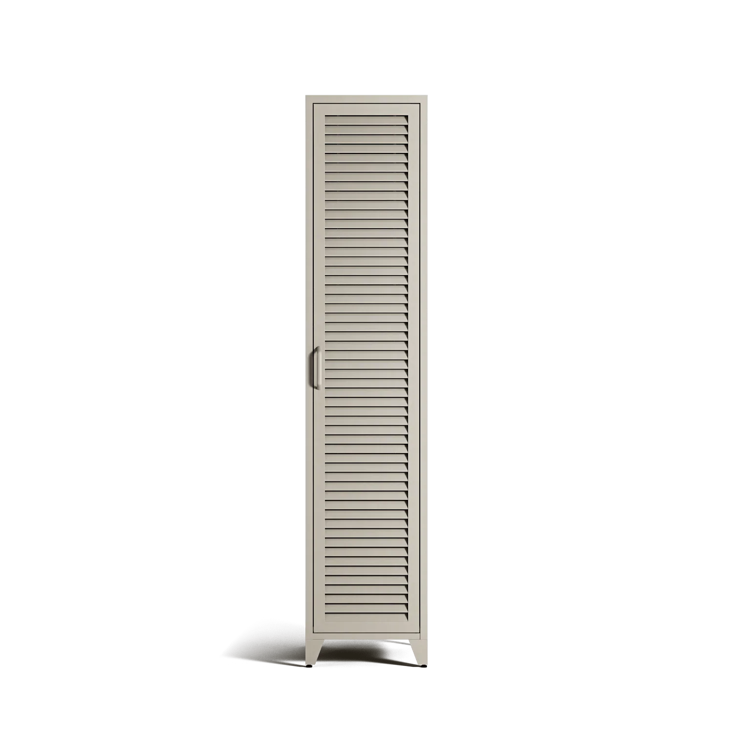 Mandarin - One Door Wardrobe - Left - Pebble