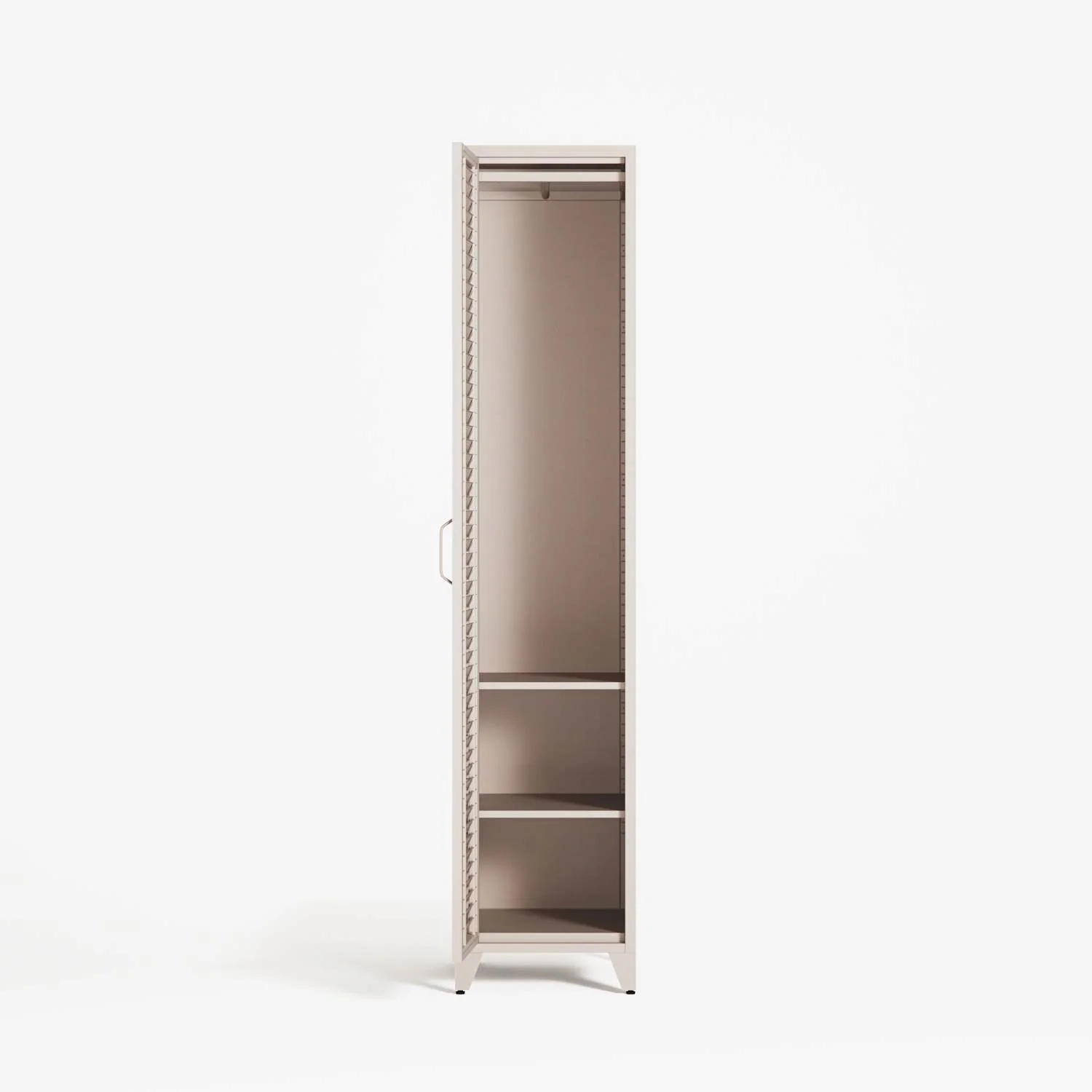 Mandarin - One Door Wardrobe - Right - Mushroom - Image 4