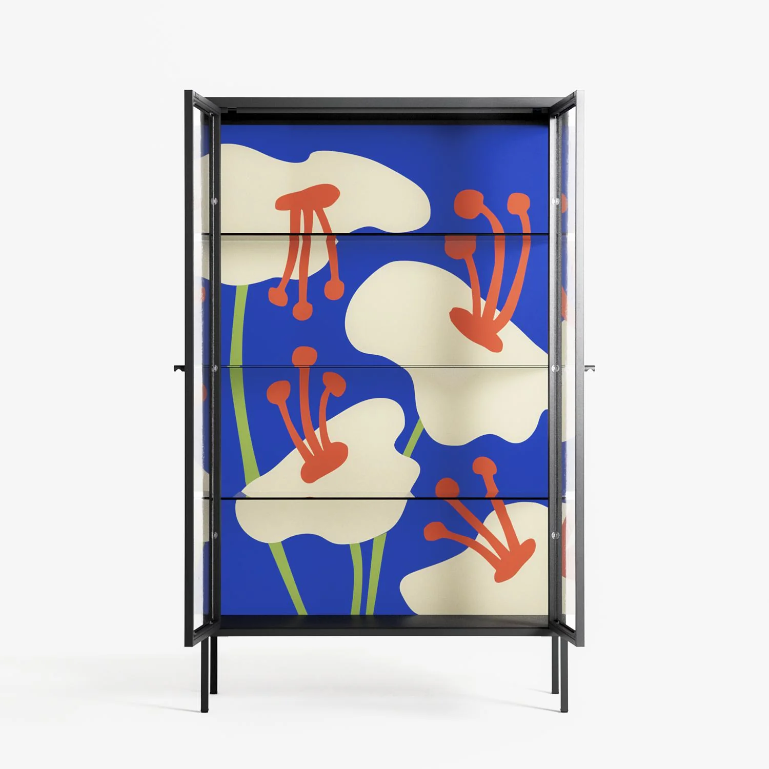 Meadow - Cabinet - Magda March - Antracite - Clear glass - Image 3