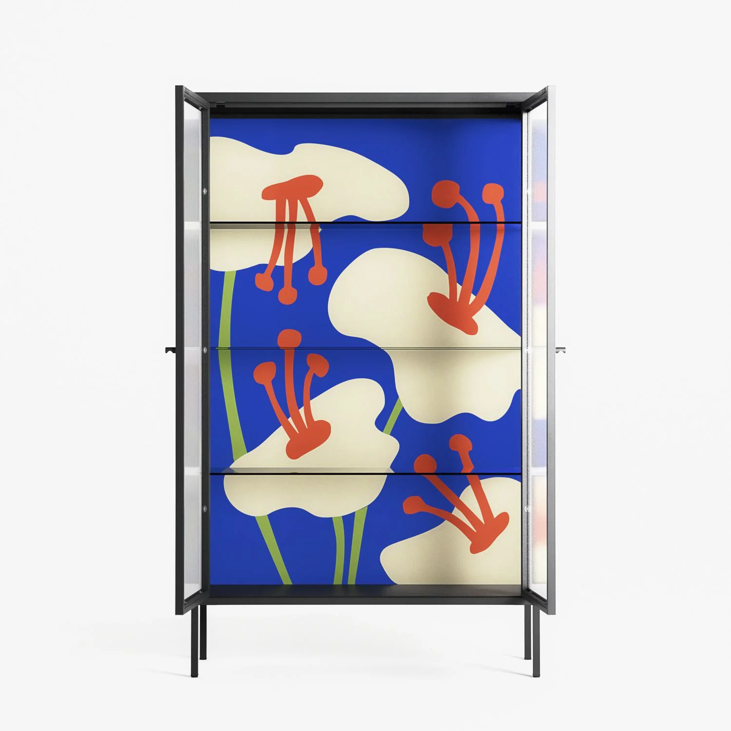 Meadow - Cabinet - Magda March - Antracite - Reeded glass - Image 3