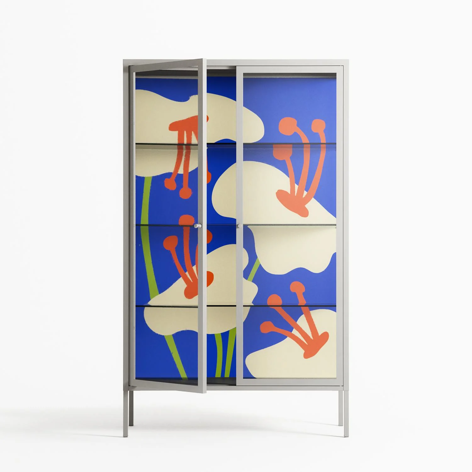 Meadow - Cabinet - Magda March - Chalk - Clear glass - Image 2