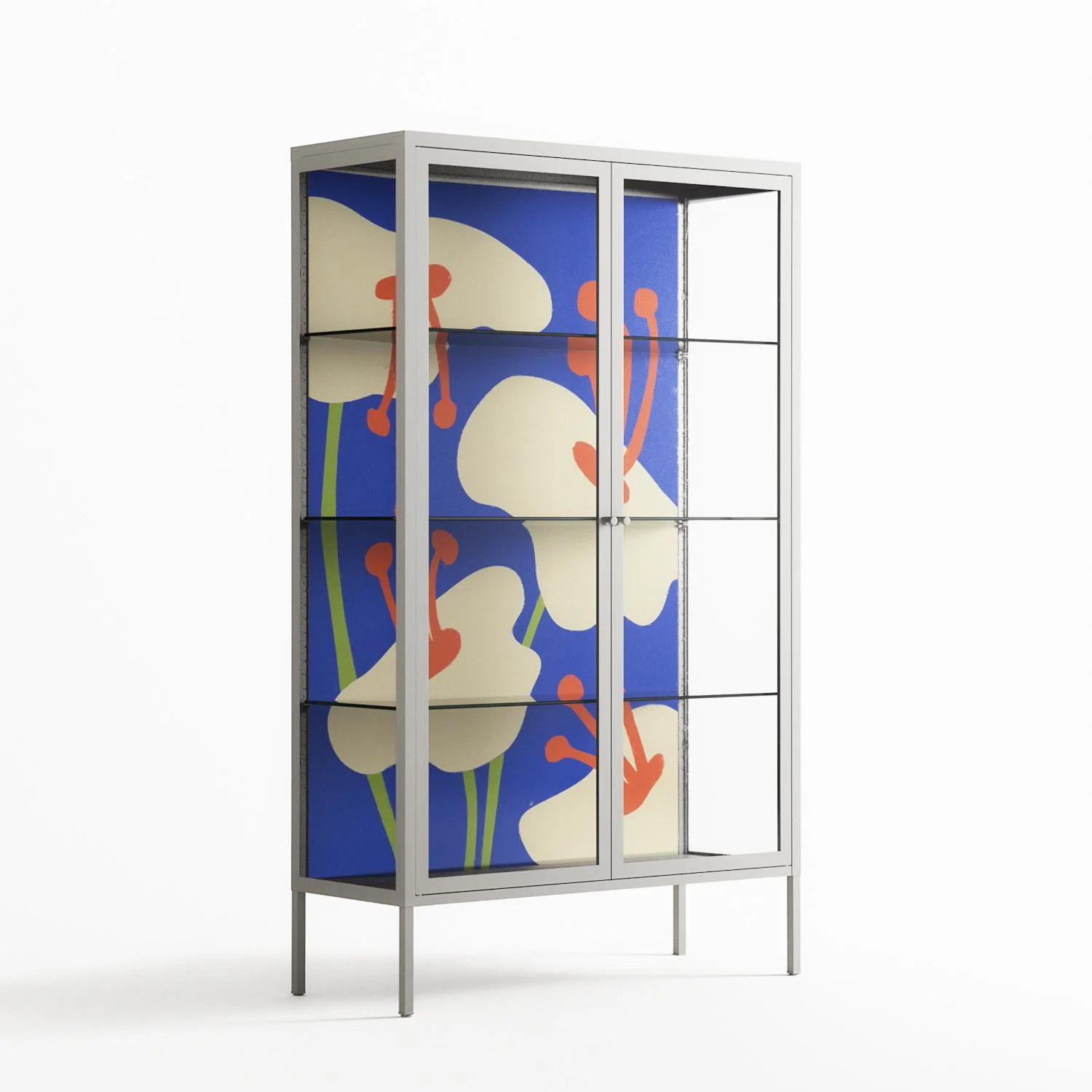 Meadow - Cabinet - Magda March - Chalk - Clear glass - Image 4