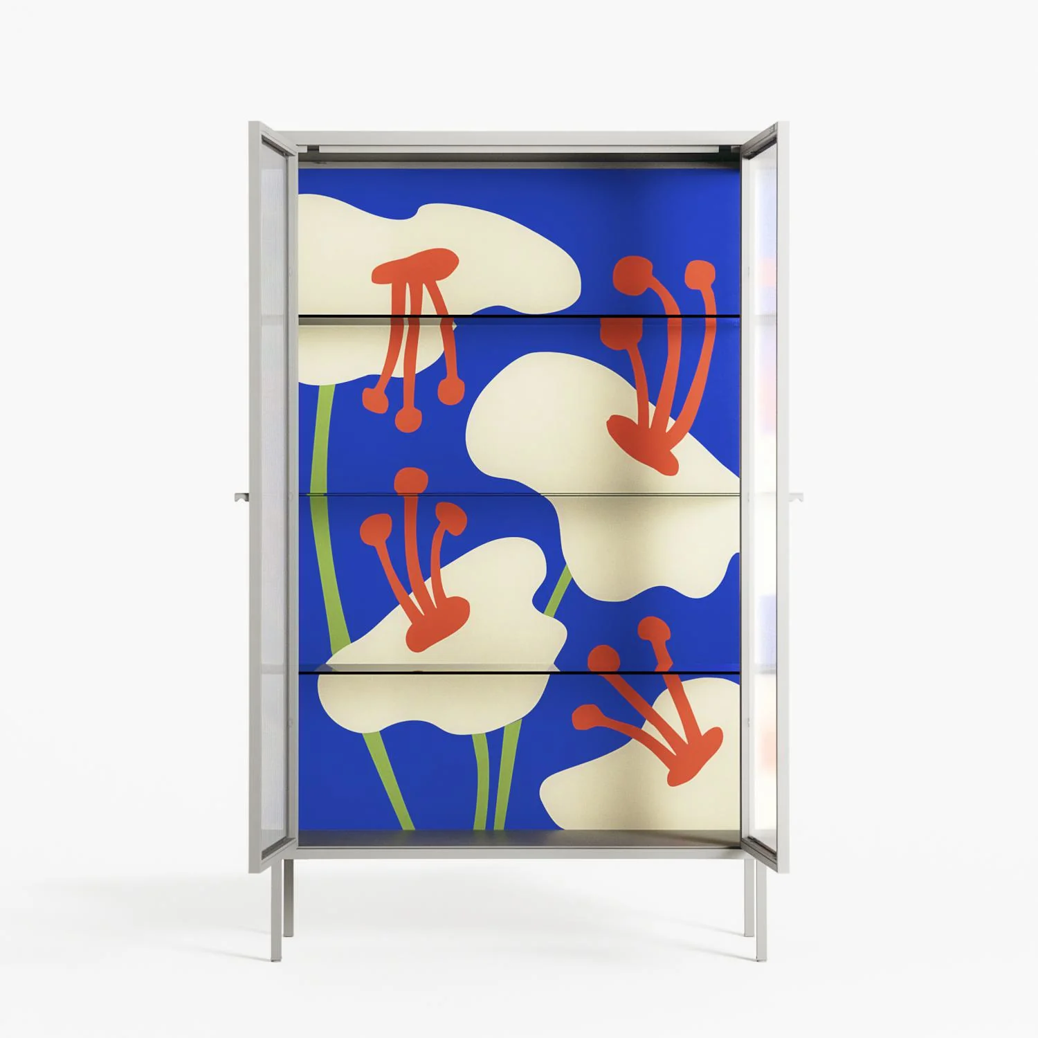 Meadow - Cabinet - Magda March - Chalk - Reeded glass - Image 3