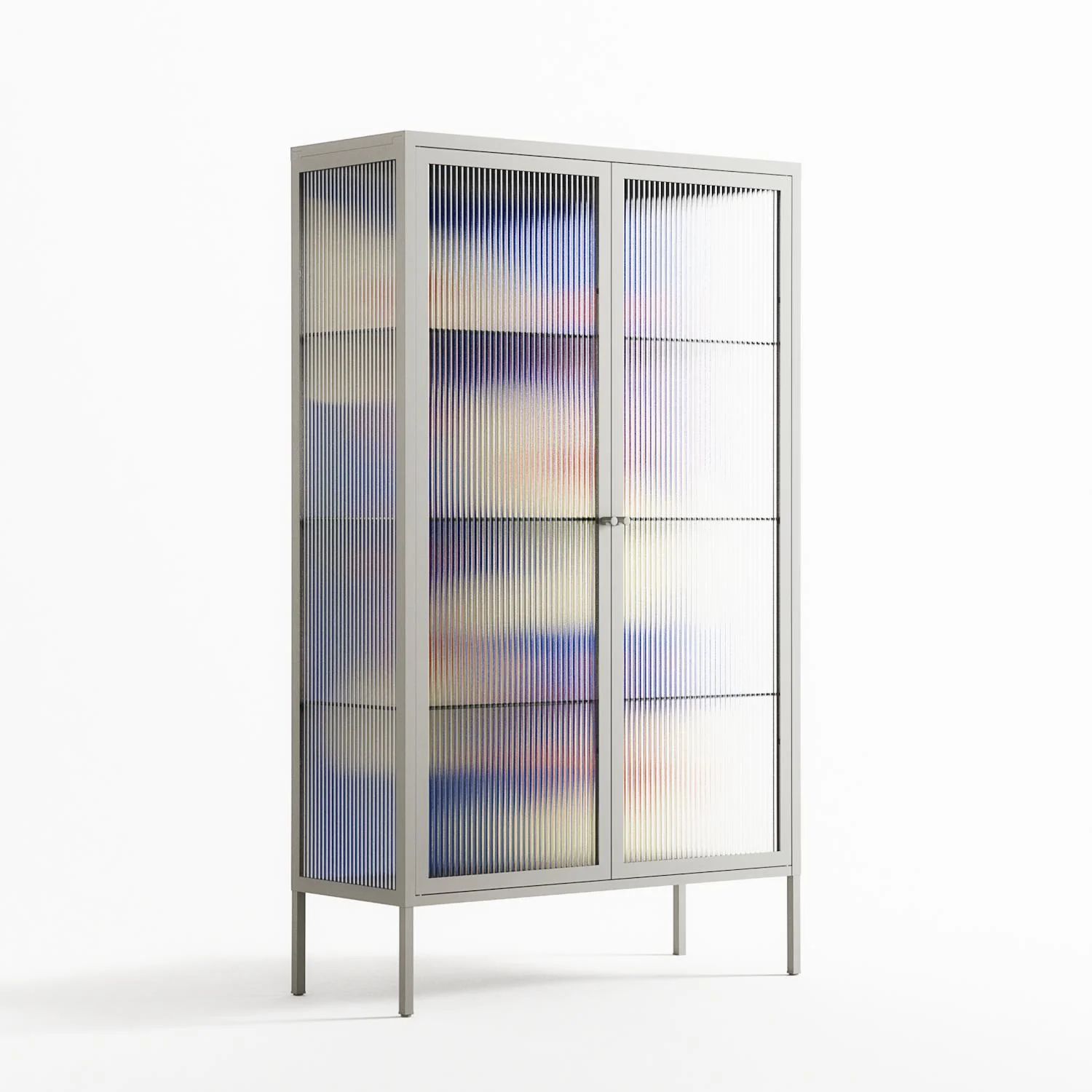 Meadow - Cabinet - Magda March - Chalk - Reeded glass - Image 4