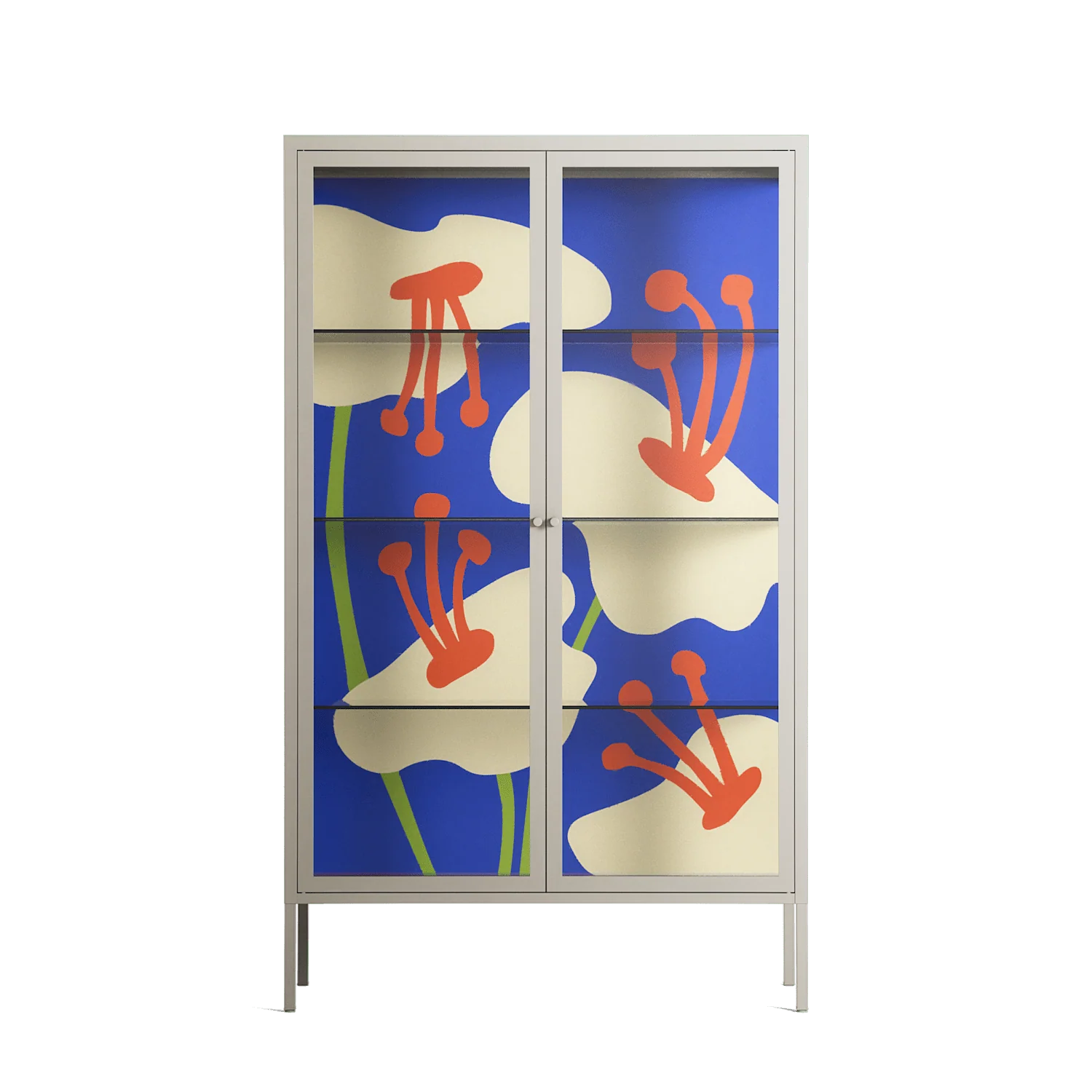 Meadow - Cabinet - Magda March - Pebble - Clear glass
