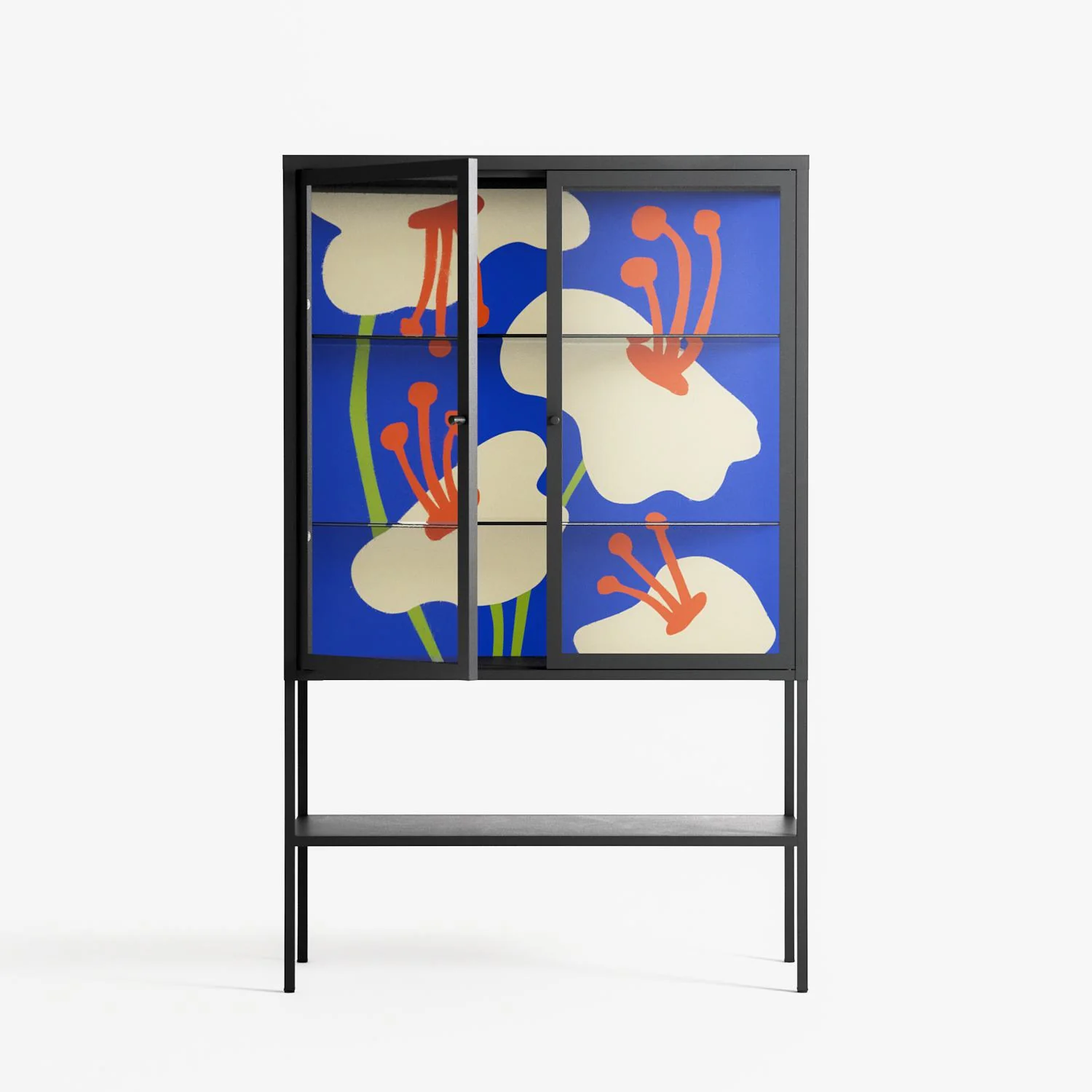 Meadow - Loft Cabinet - Magda March - Antracite - Clear glass - Image 2