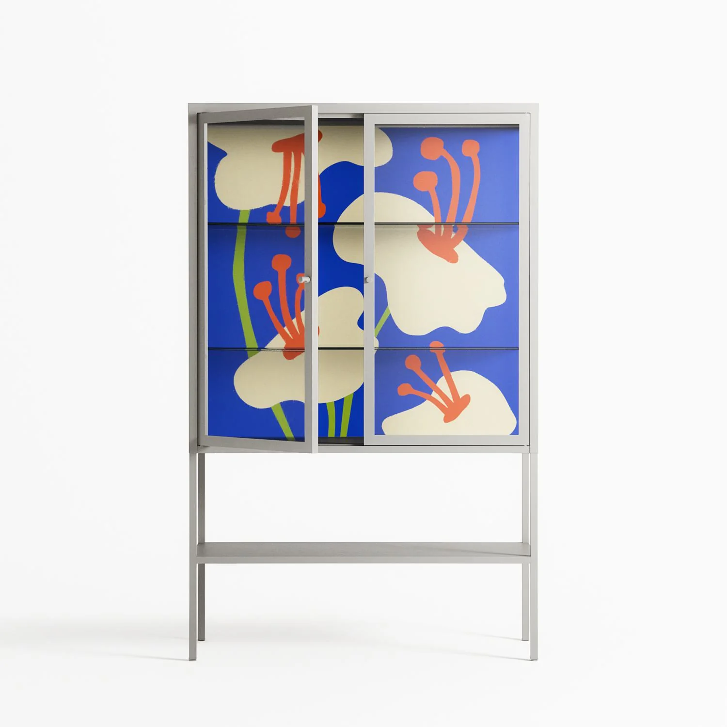 Meadow - Loft Cabinet - Magda March - Chalk - Clear glass - Image 2