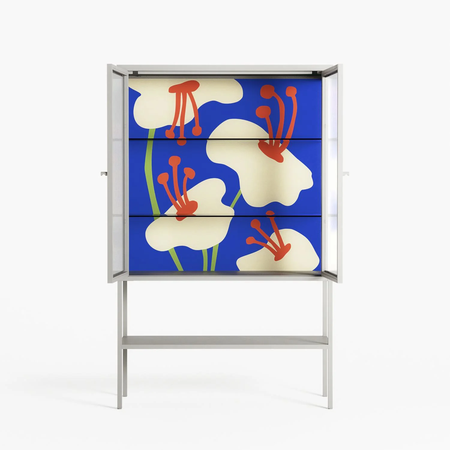 Meadow - Loft Cabinet - Magda March - Chalk - Reeded glass - Image 3