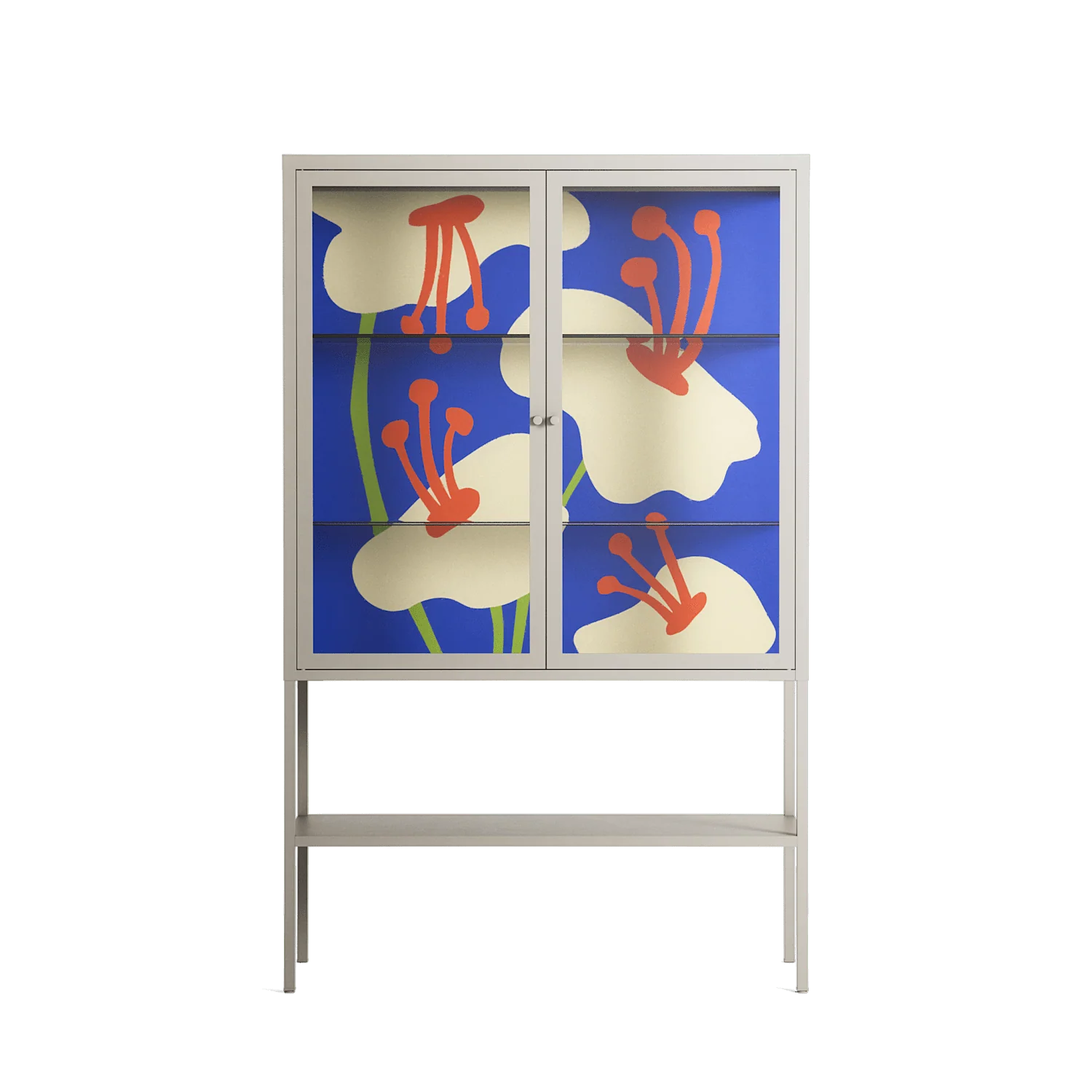 Meadow - Loft Cabinet - Magda March - Pebble - Clear glass