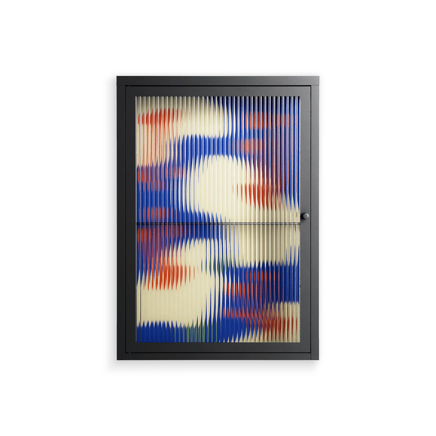 Meadow - Wall Cabinet - Magda March - Antracite - Reeded glass