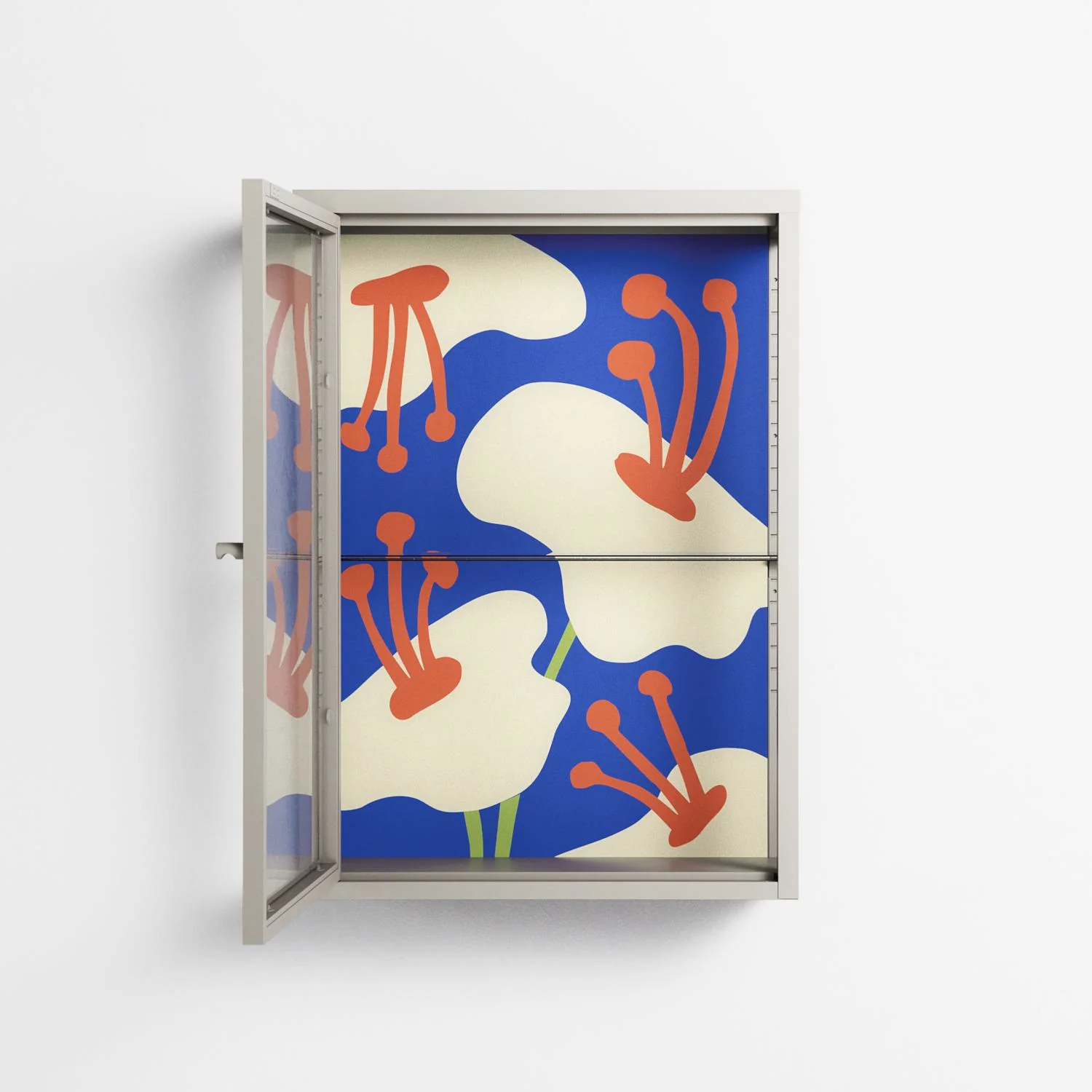 Meadow - Wall Cabinet - Magda March - Pebble - Clear glass - Image 3