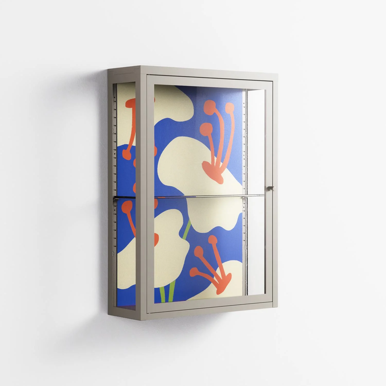 Meadow - Wall Cabinet - Magda March - Pebble - Clear glass - Image 4