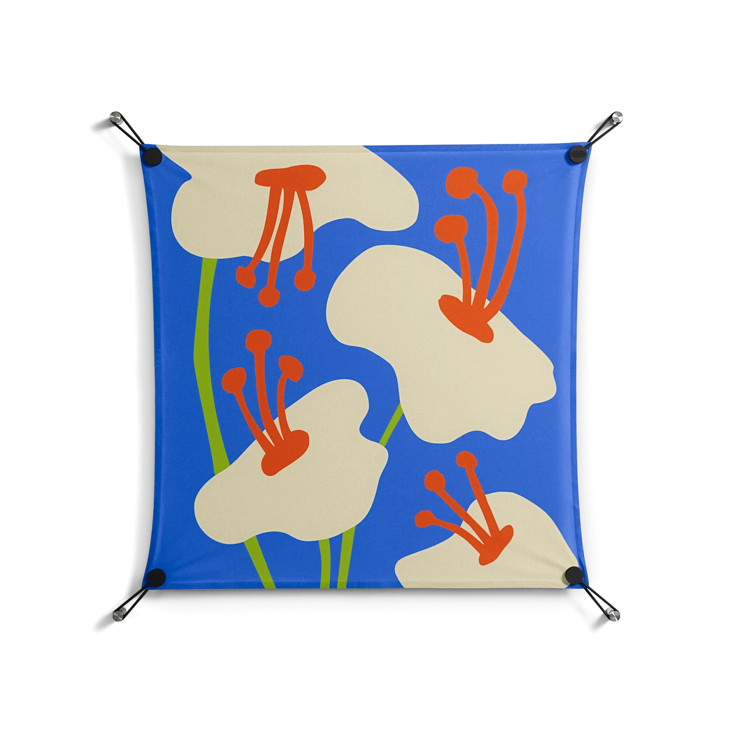 Meadow - Work On Wall - Magda March - Black - 70 x 70 cm