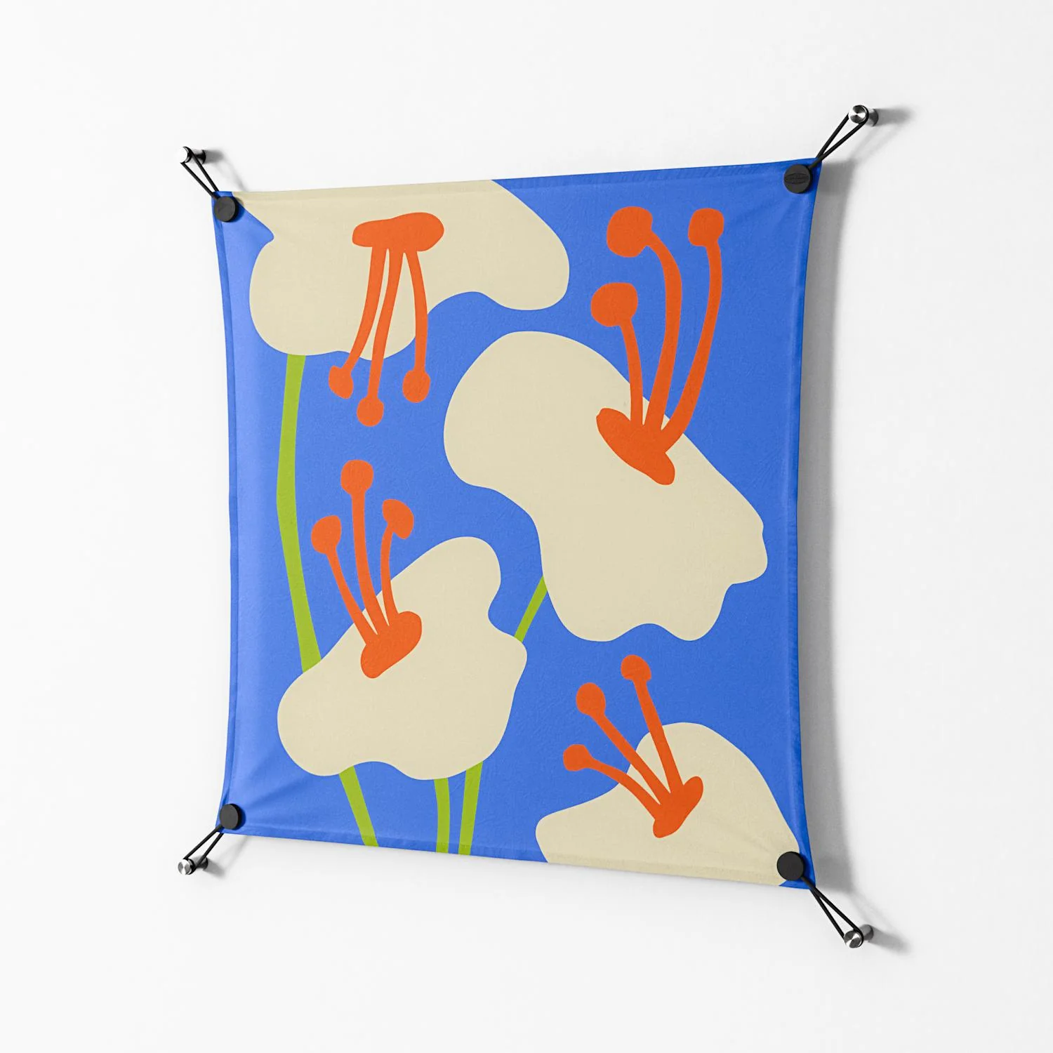 Meadow - Work On Wall - Magda March - Black - 70 x 70 cm - Image 2
