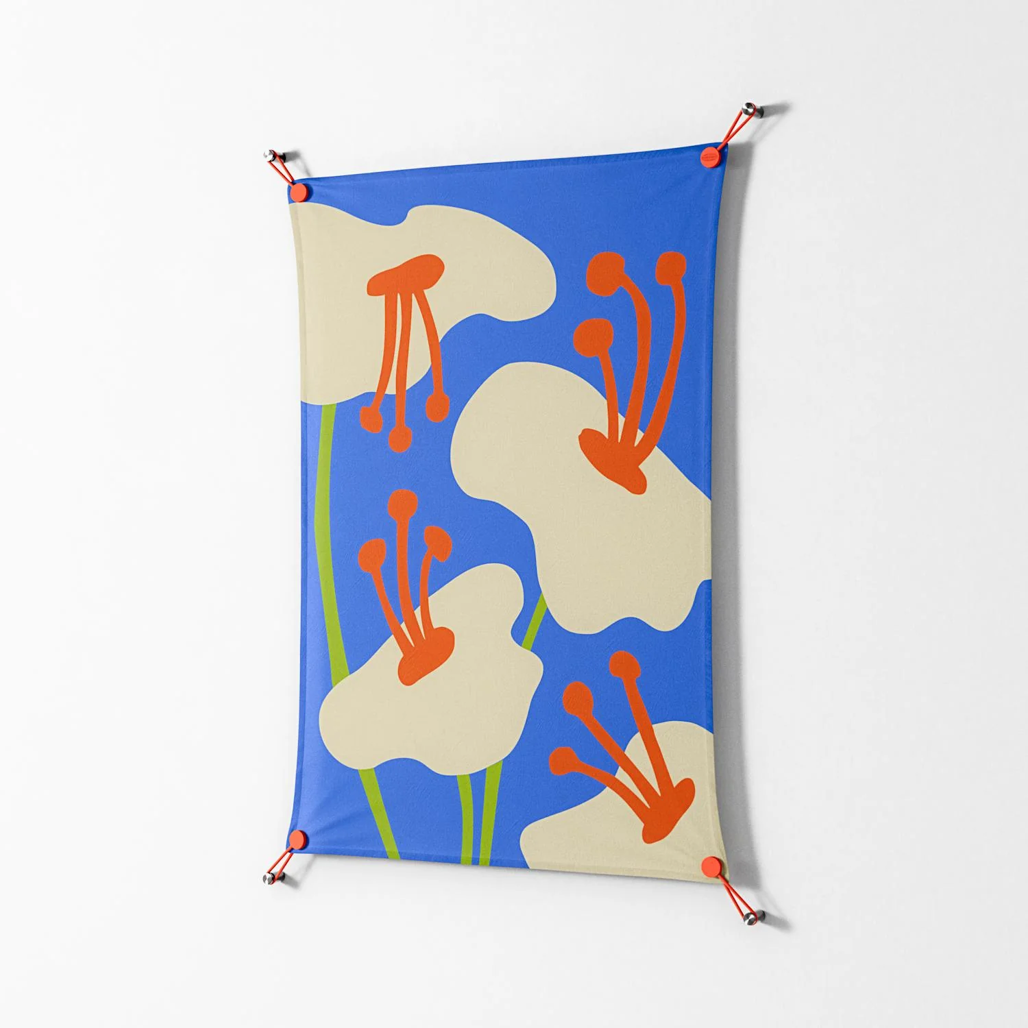 Meadow - Work On Wall - Magda March - Orange - 70 x 100 cm - Image 2