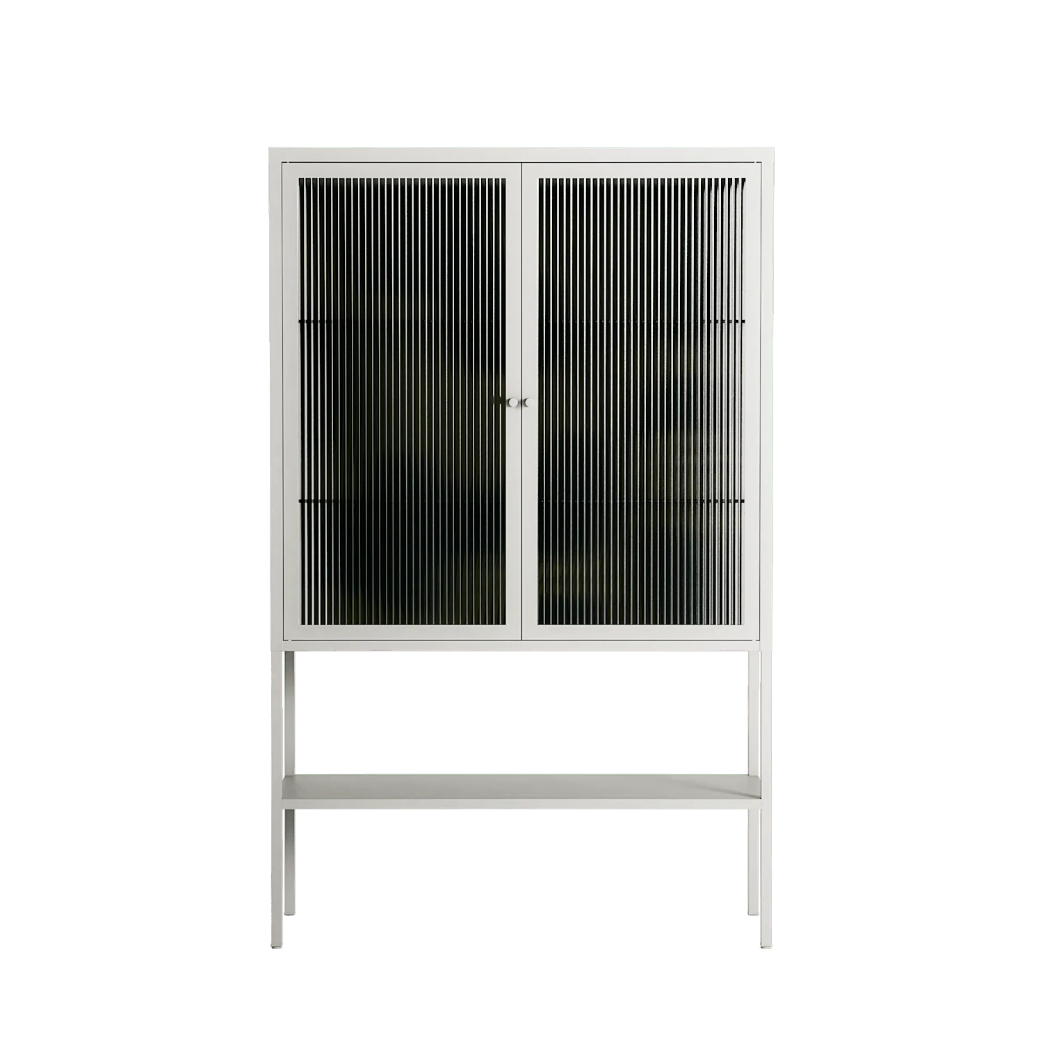 Midnight Dune - Loft Cabinet - Amy Suther - Chalk - Reeded glass