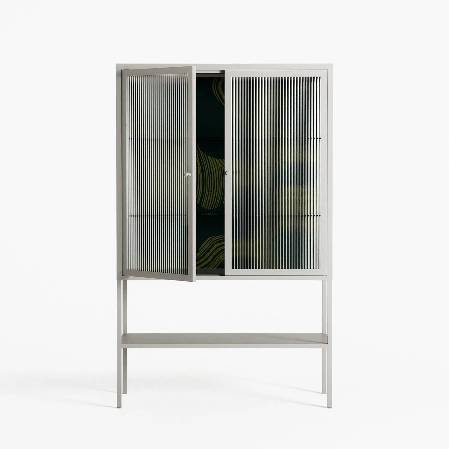 Midnight Dune - Loft Cabinet - Amy Suther - Chalk - Reeded glass - Image 2