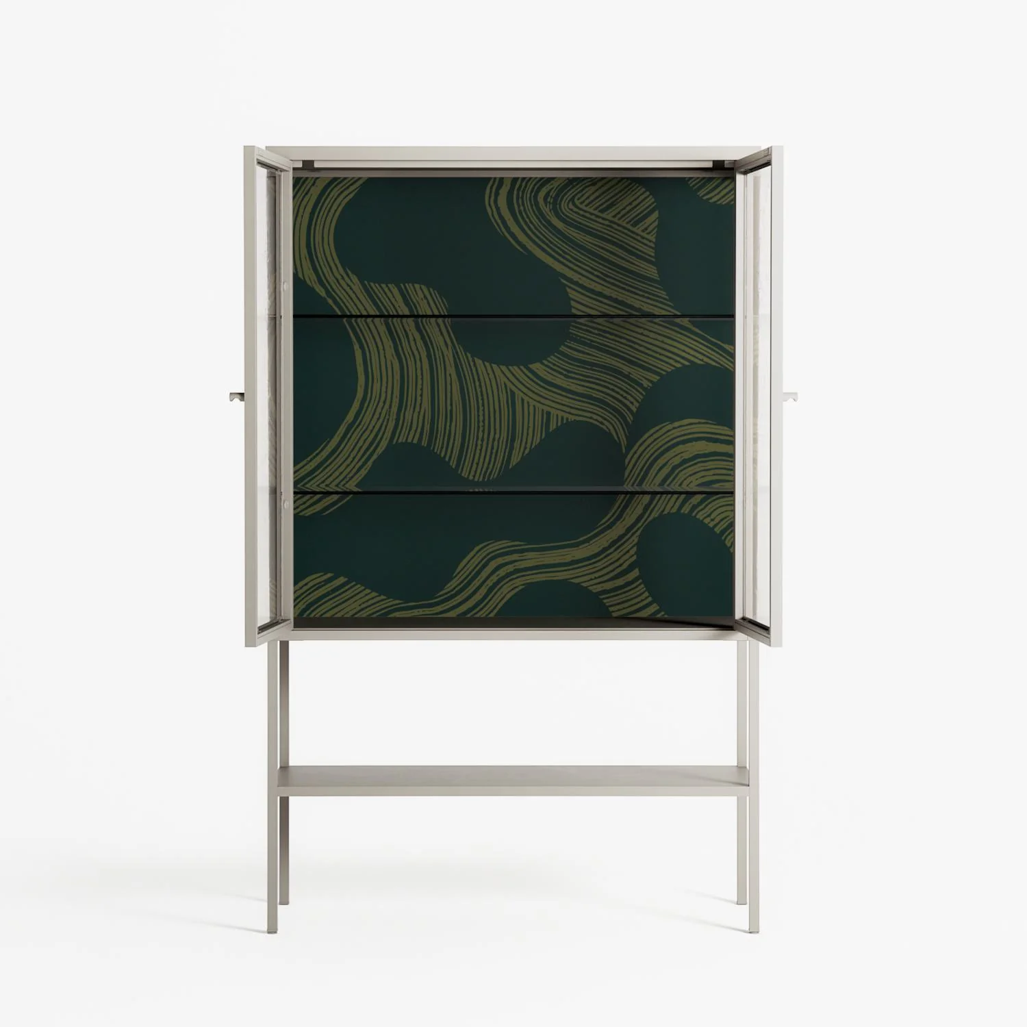 Midnight Dune - Loft Cabinet - Amy Suther - Pebble - Clear glass - Image 3