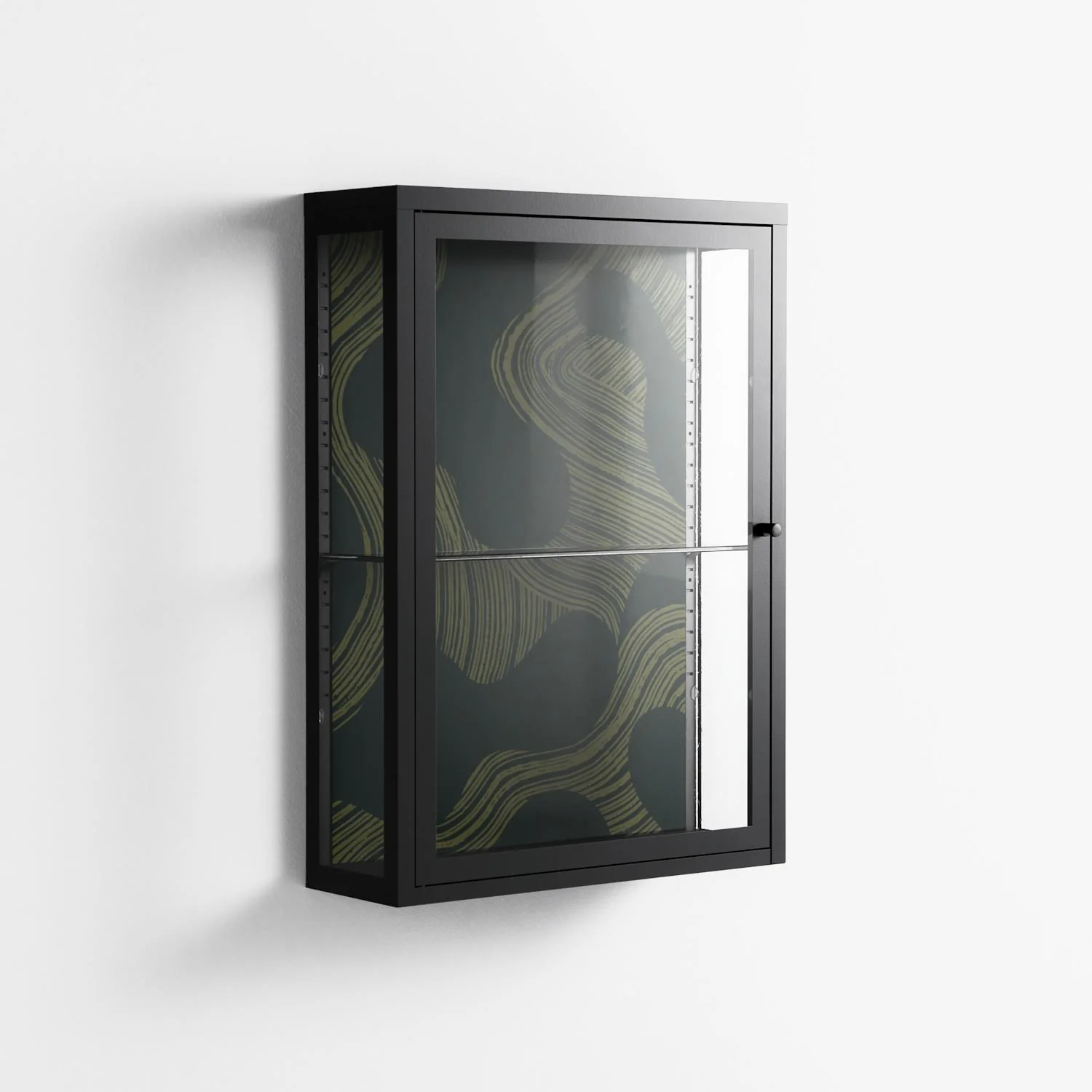 Midnight Dune - Wall Cabinet - Amy Suther - Antracite - Clear glass - Image 4