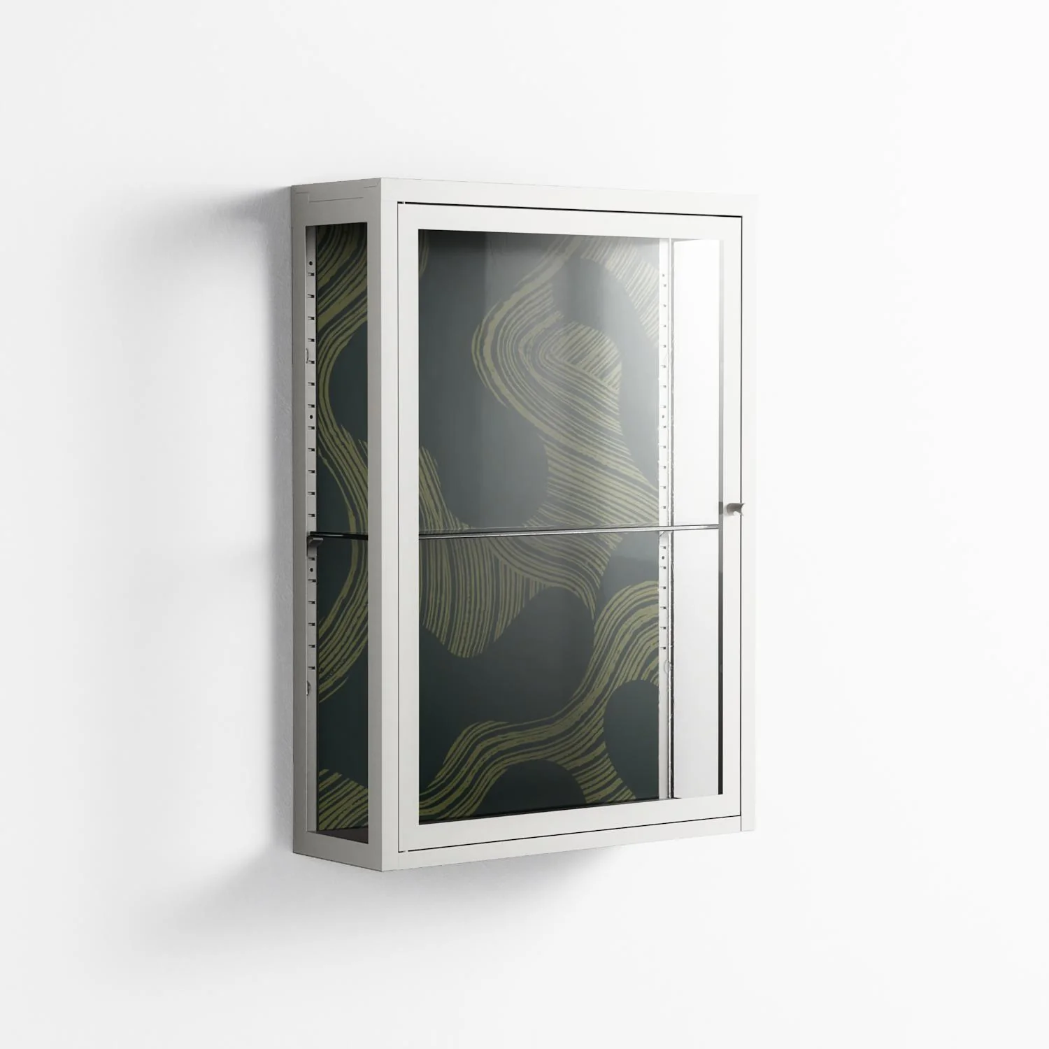 Midnight Dune - Wall Cabinet - Amy Suther - Chalk - Clear glass - Image 4