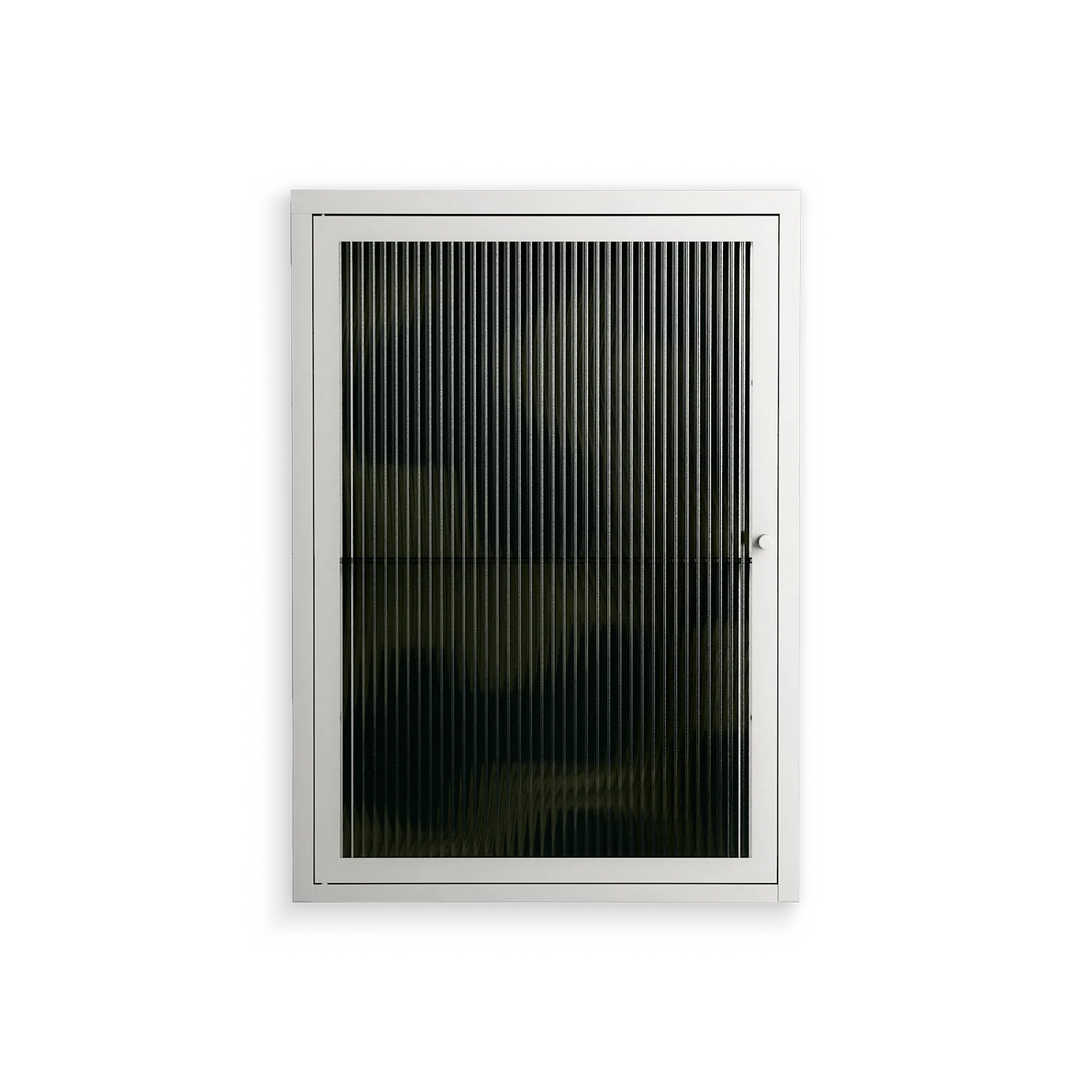 Midnight Dune - Wall Cabinet - Amy Suther - Chalk - Reeded glass