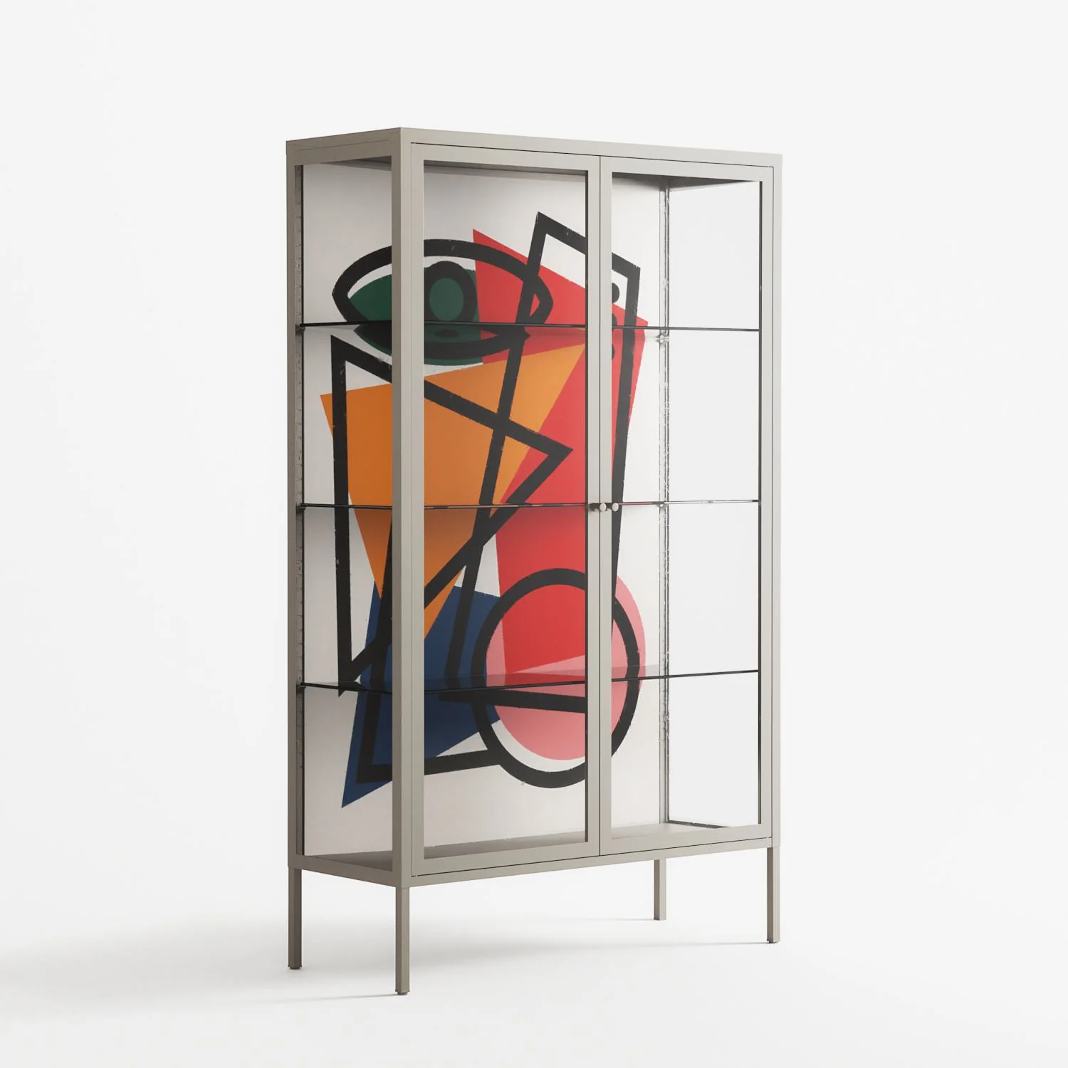 Misplaced - Cabinet - Vratislav Pecka - Pebble - Clear glass - Image 4