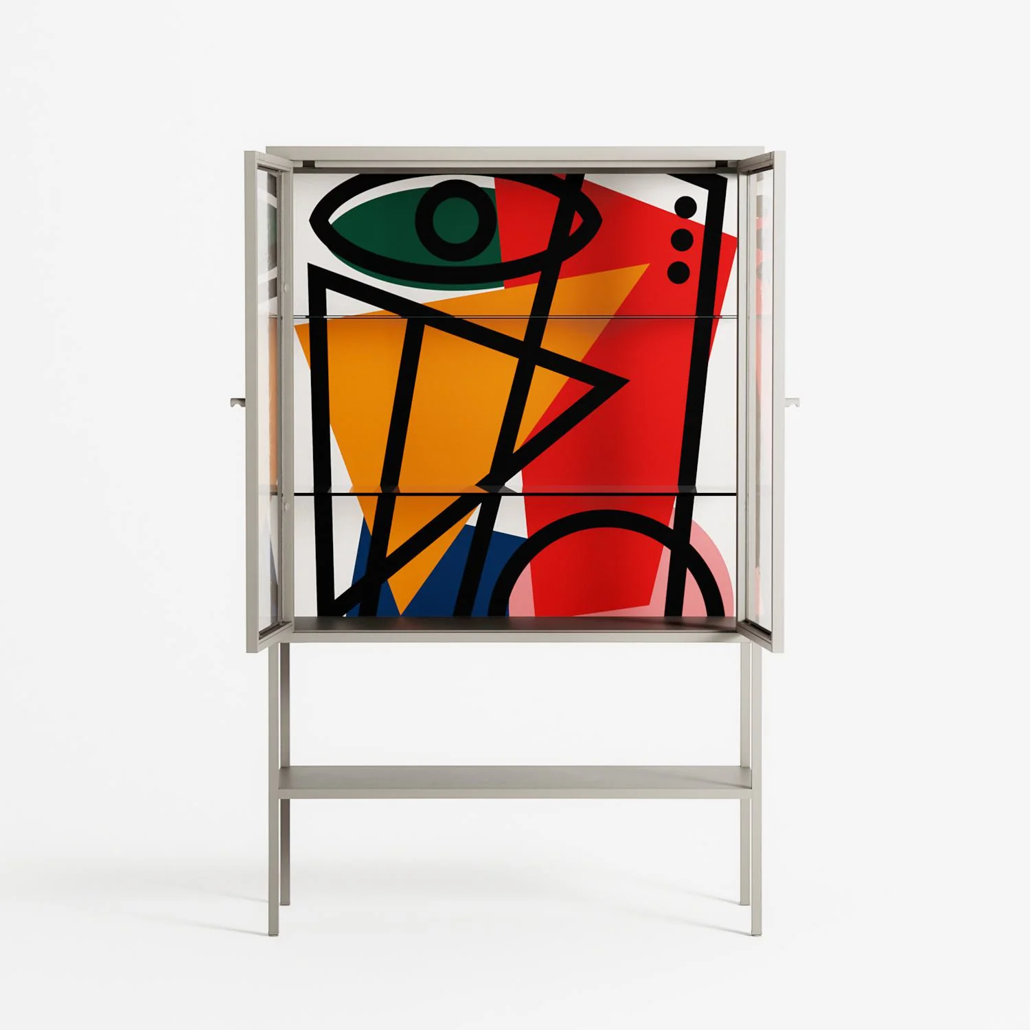 Misplaced - Loft Cabinet - Vratislav Pecka - Pebble - Clear glass - Image 3